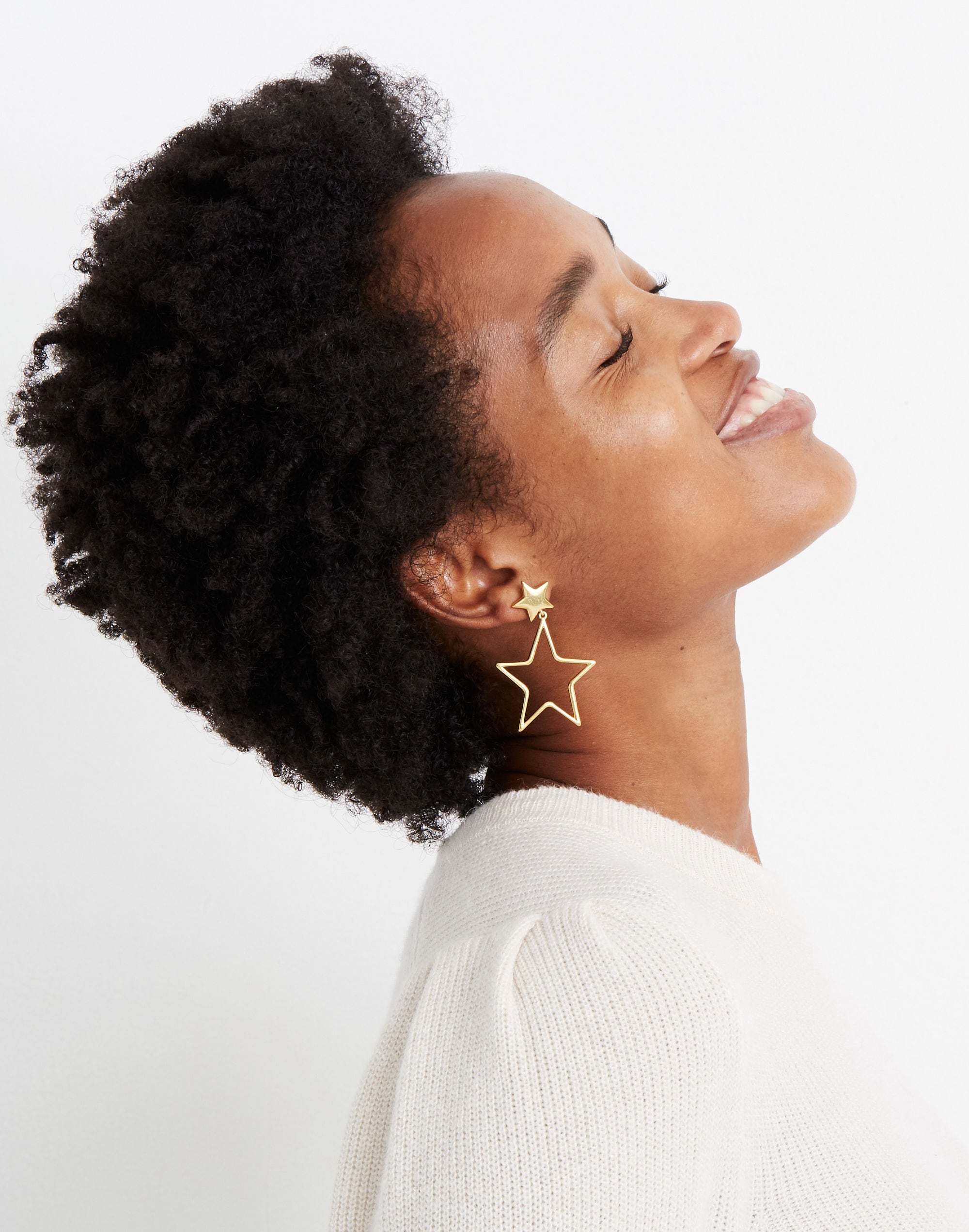 Big Star Drop Earrings