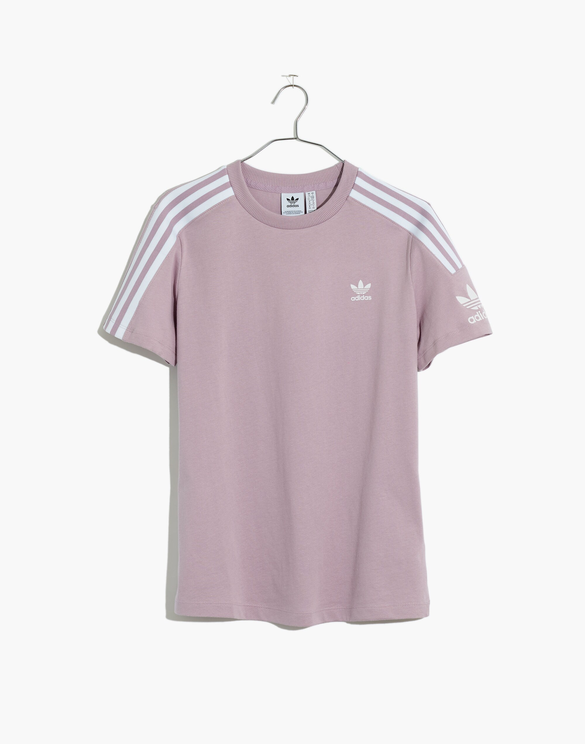 Adidas&reg; Three-Stripe Logo Lock Up Tee