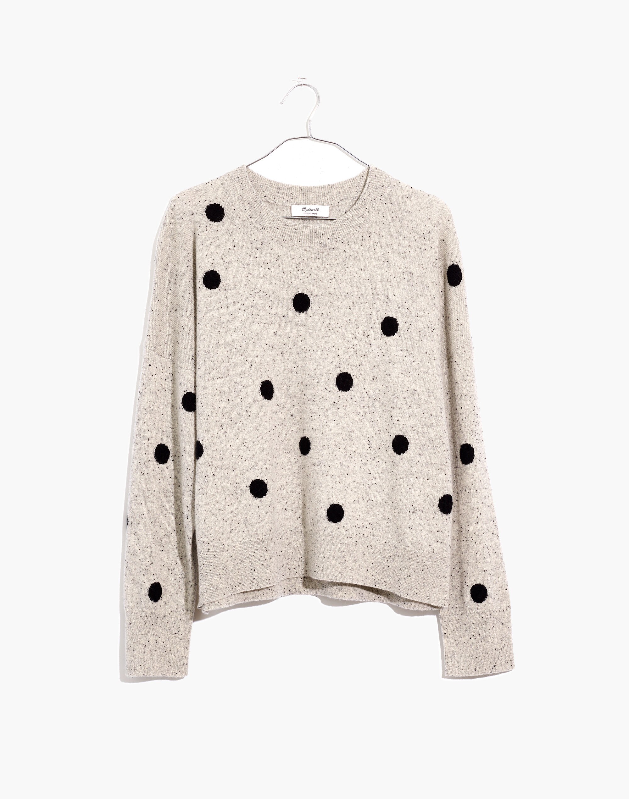 Cashmere Sweatshirt in Donegal Dot