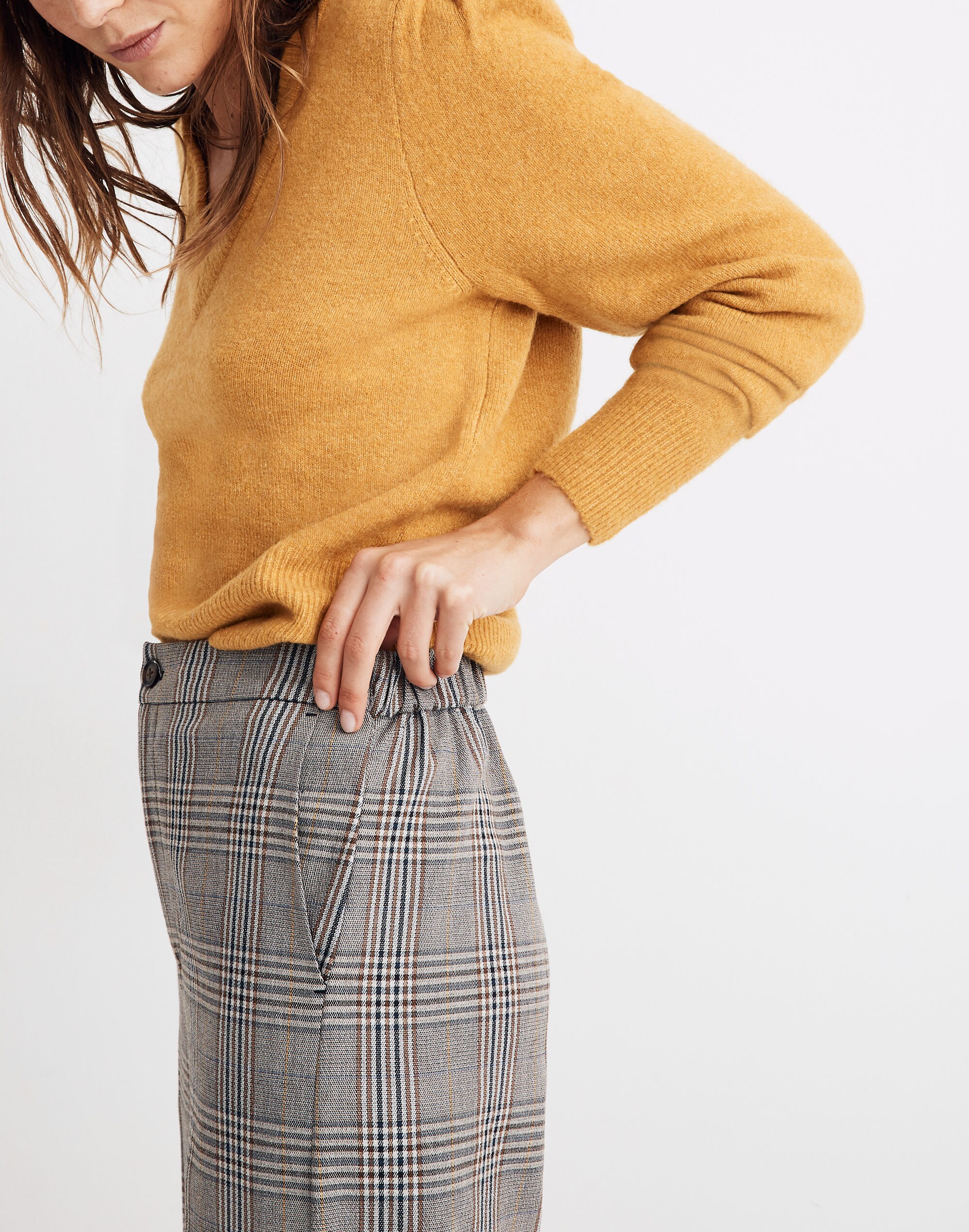 Huston Pull-On Pants in Menswear Plaid