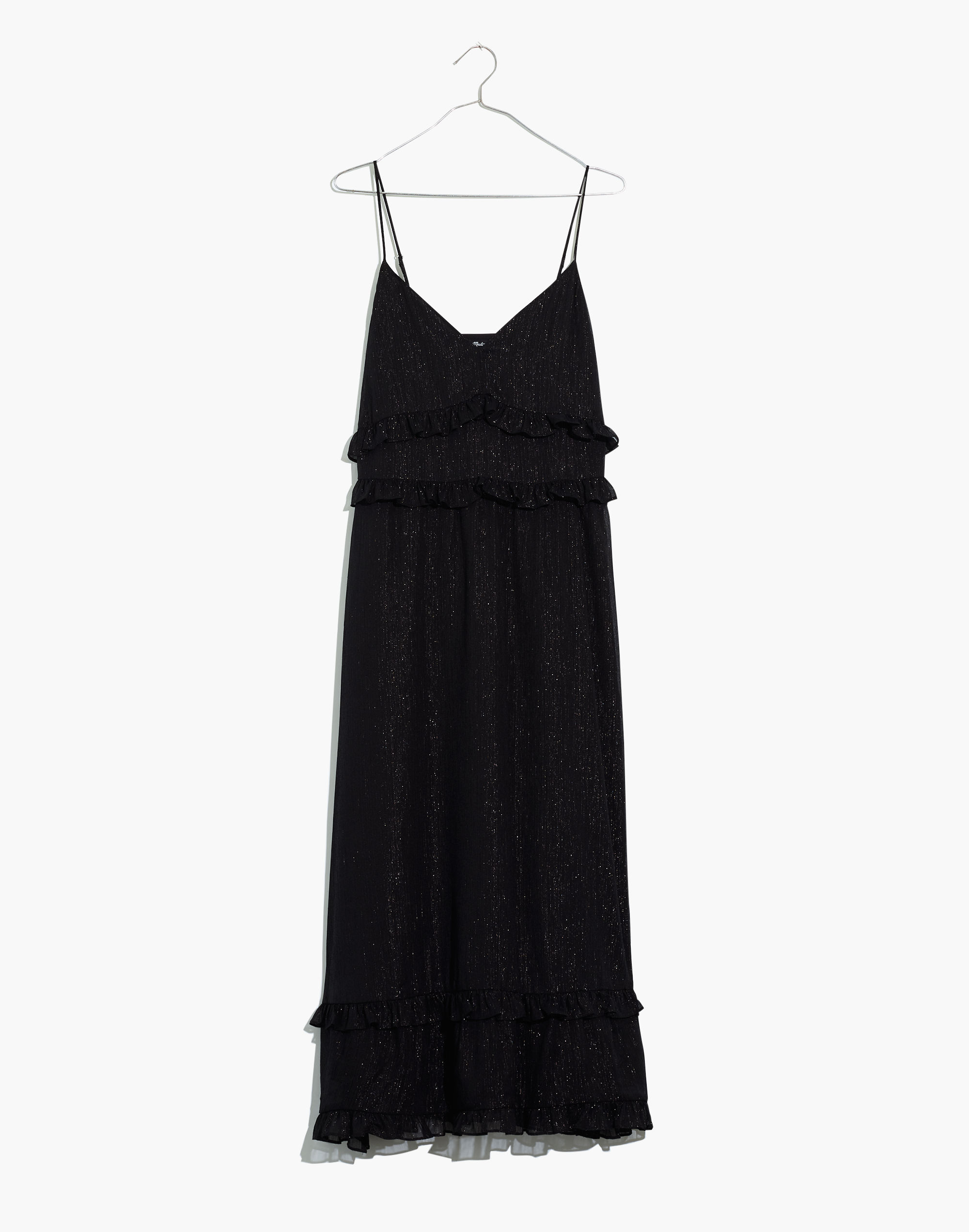 Shimmer Ruffle Cami Dress