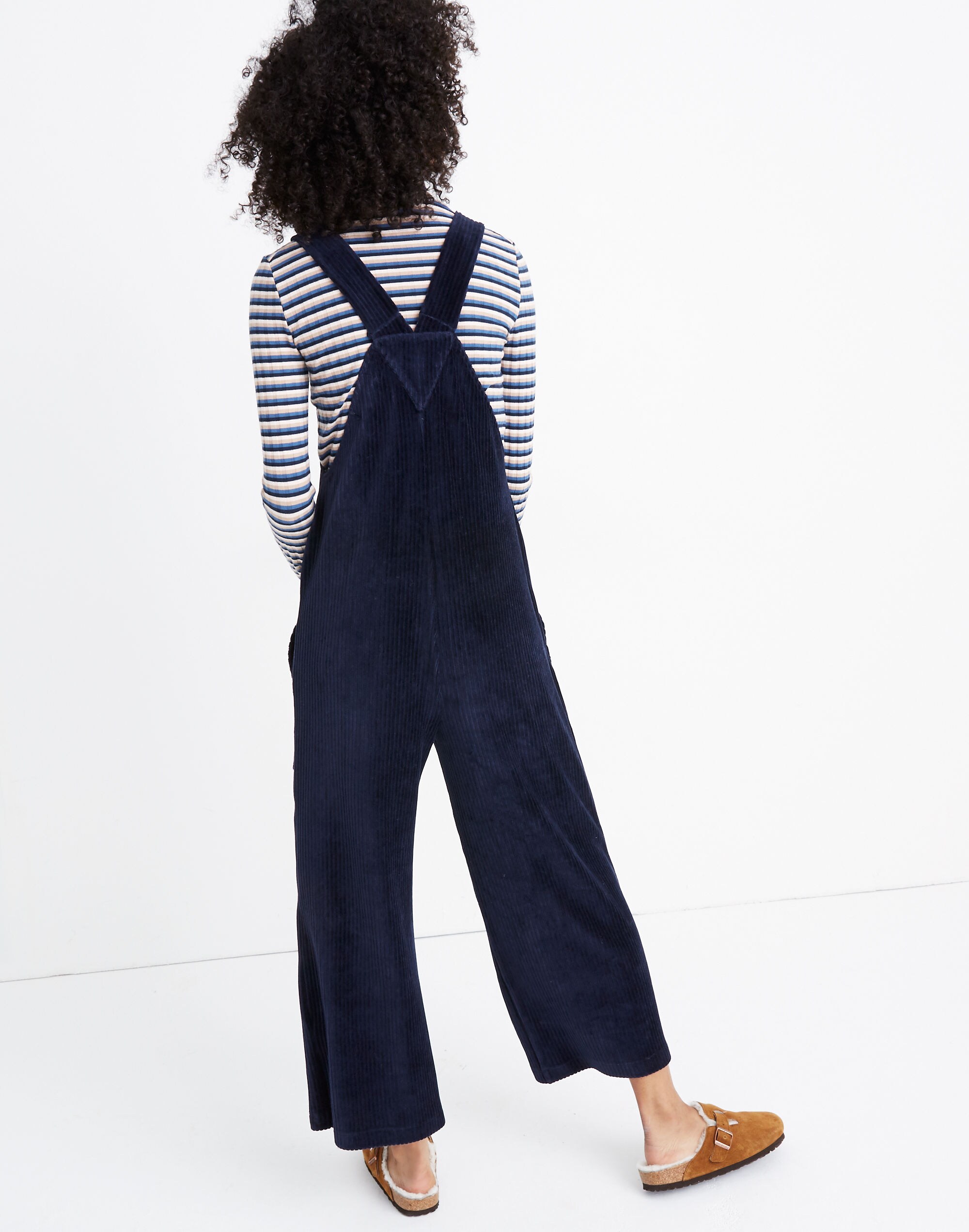 Texture &amp; Thread Velour Corduroy Overalls