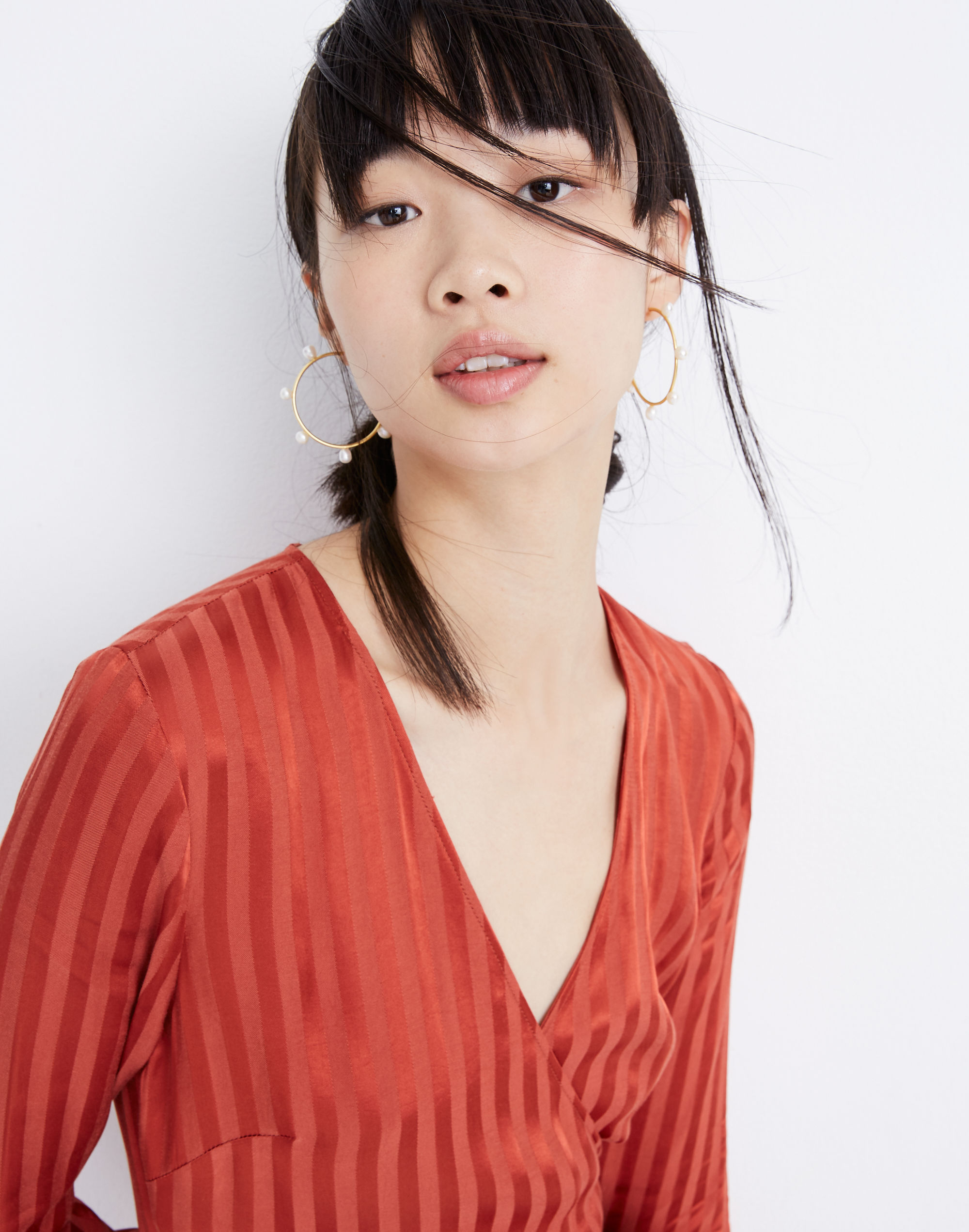 Satin Robe Wrap Dress