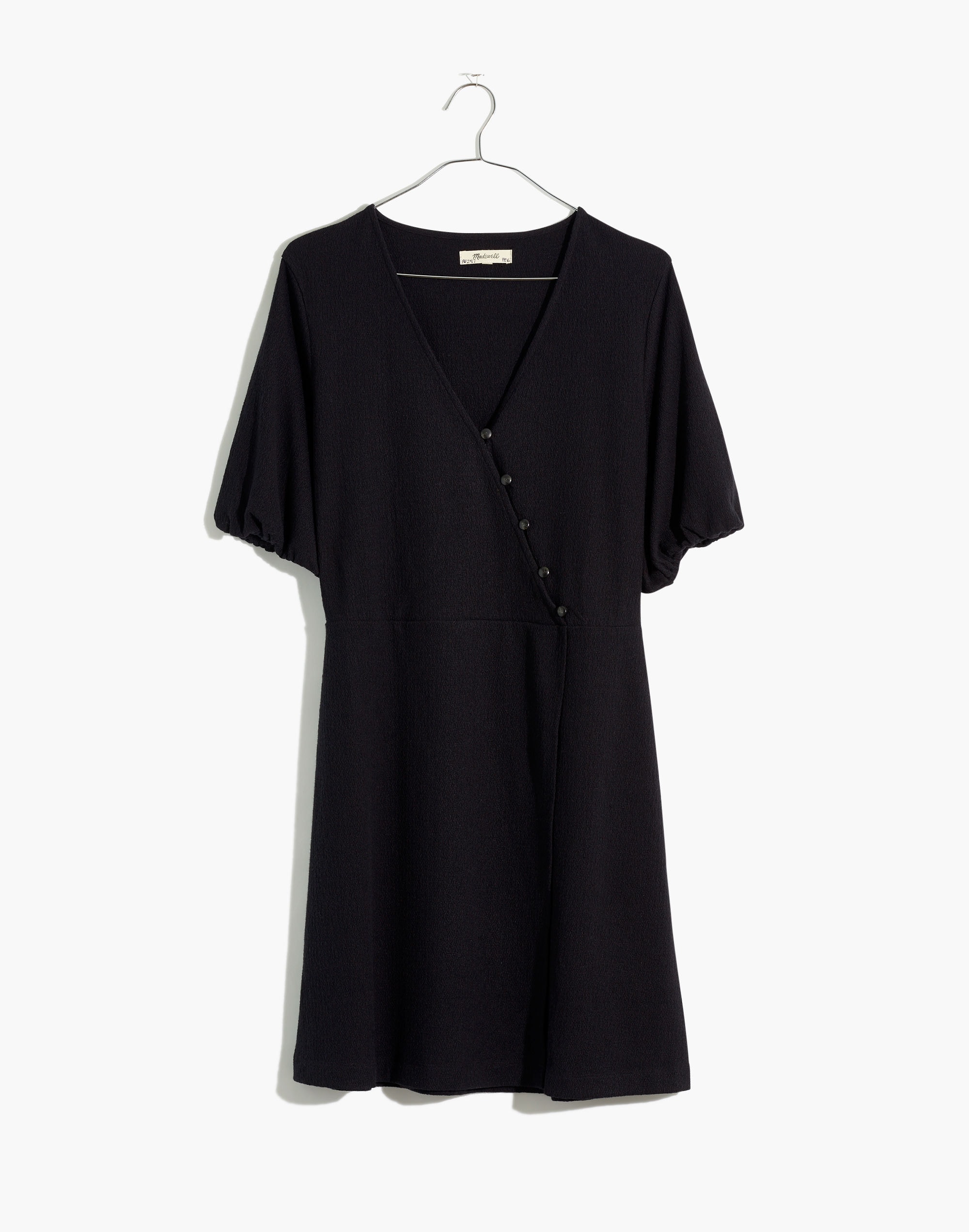 Cross-Front Button Dress