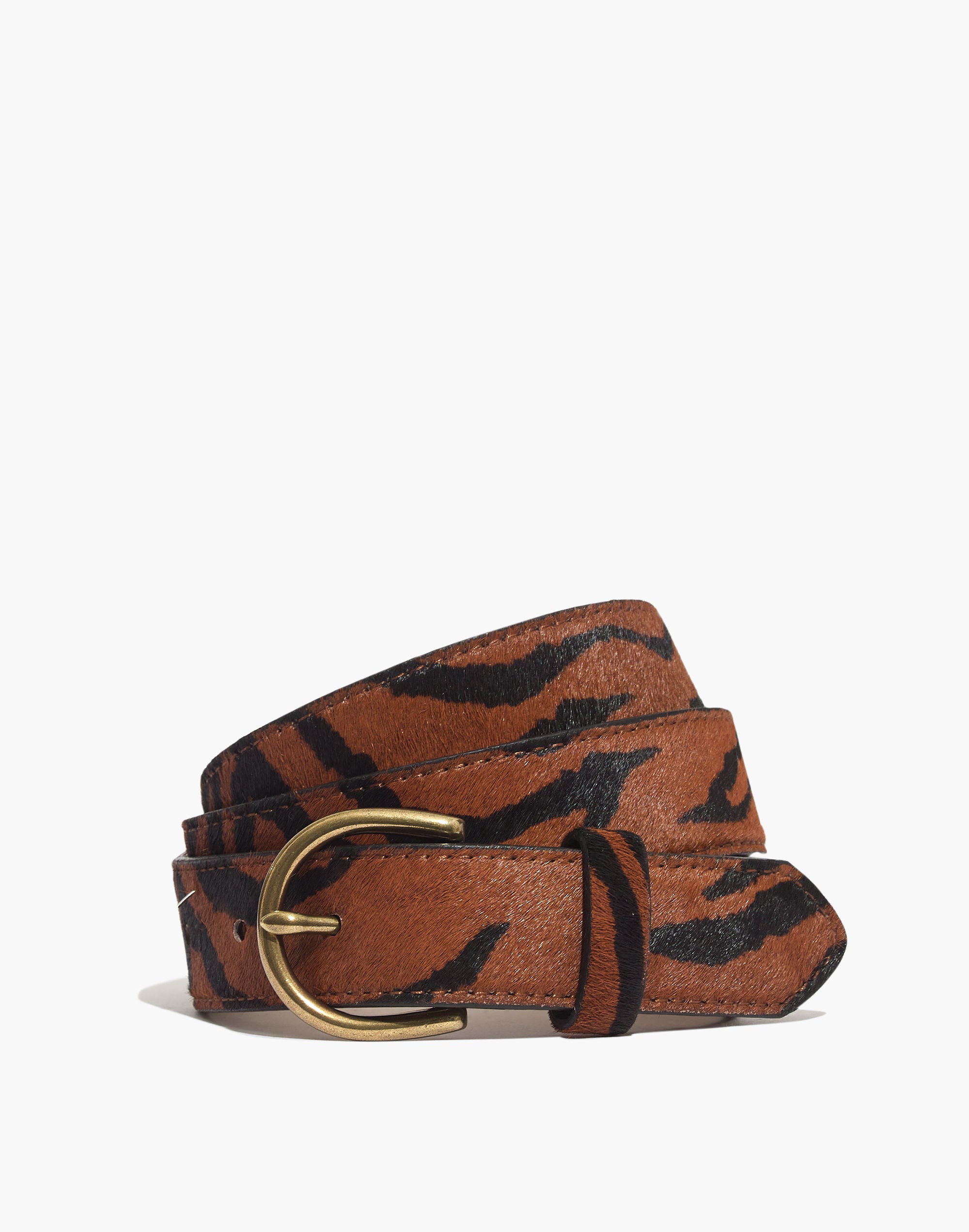 medium perfect belt in tiger stripe