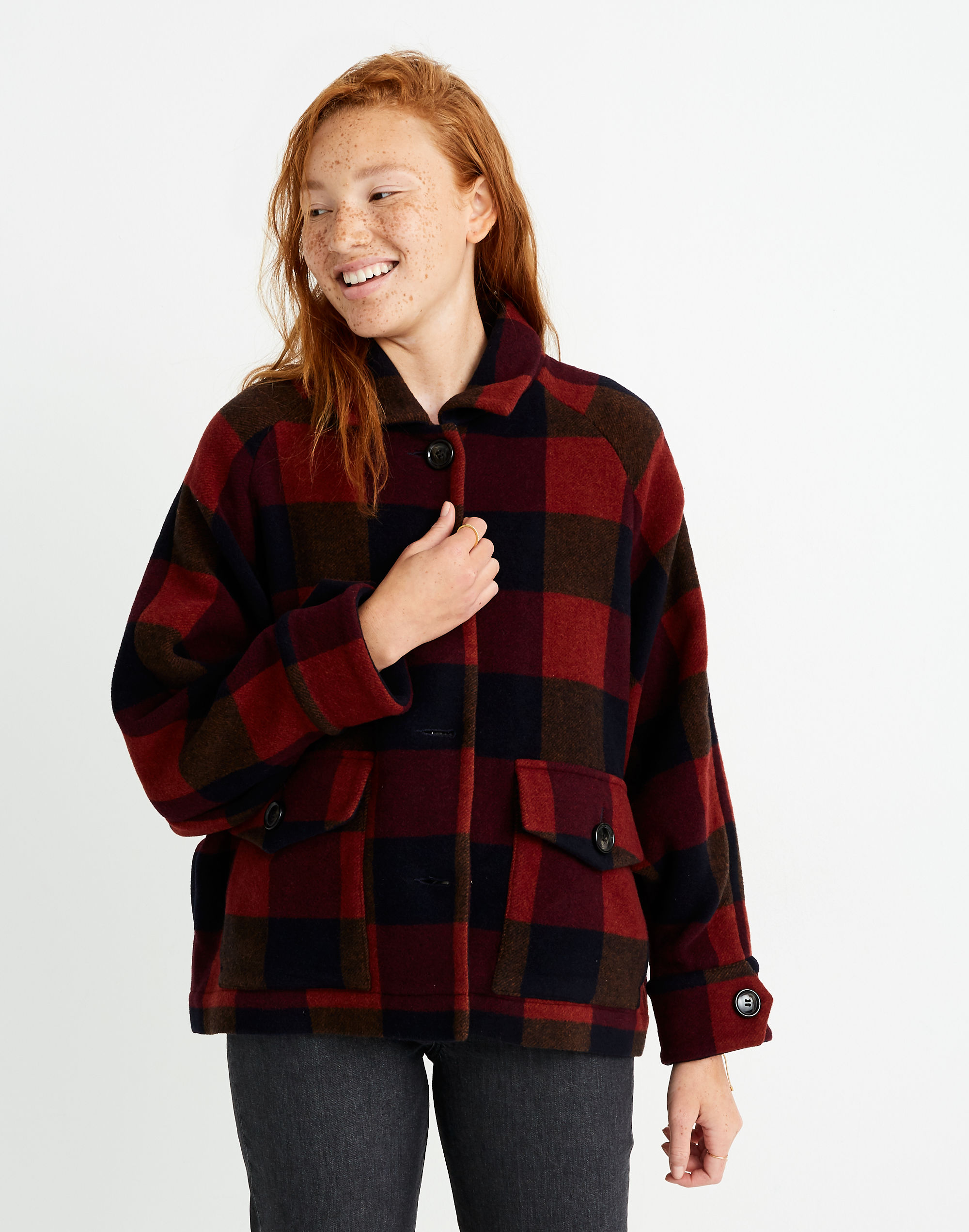 sessun&trade; buffalo check aleksei jacket