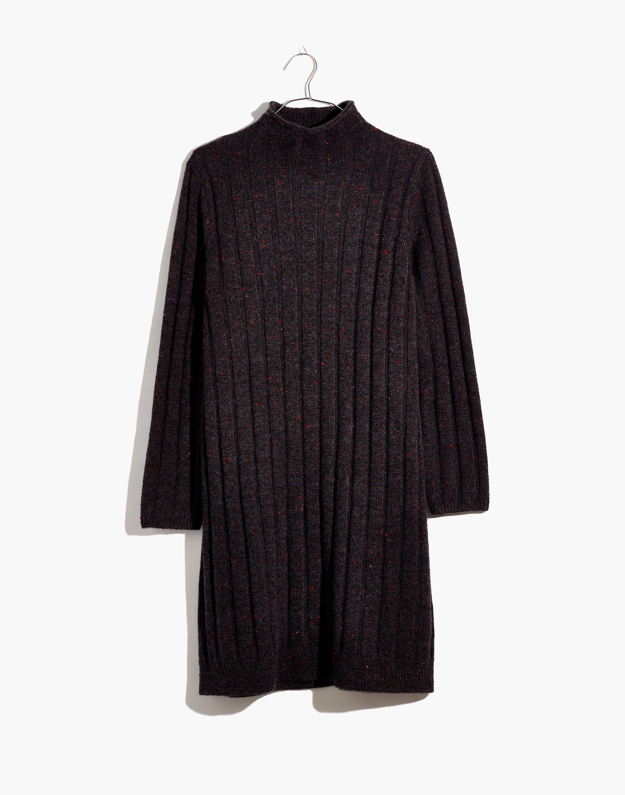 Donegal Rolled Mockneck Sweater Dress