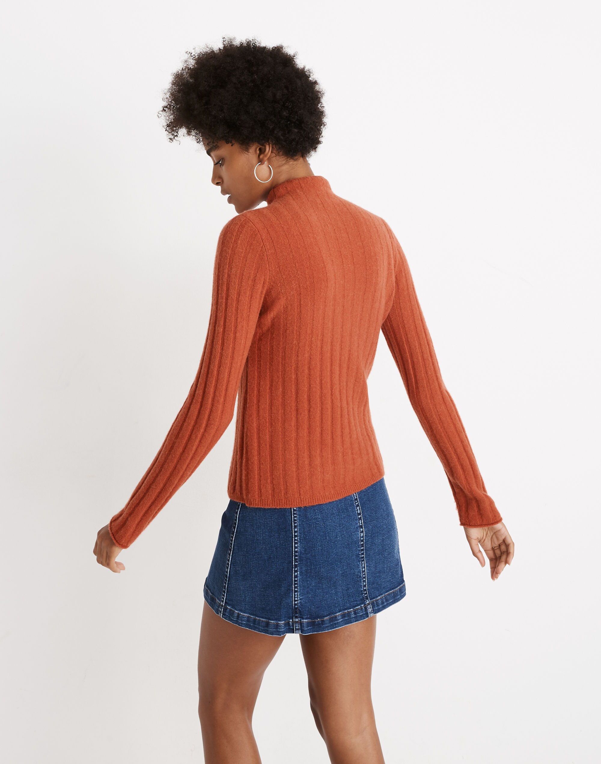 Evercrest Turtleneck Sweater in Coziest Yarn | Madewell