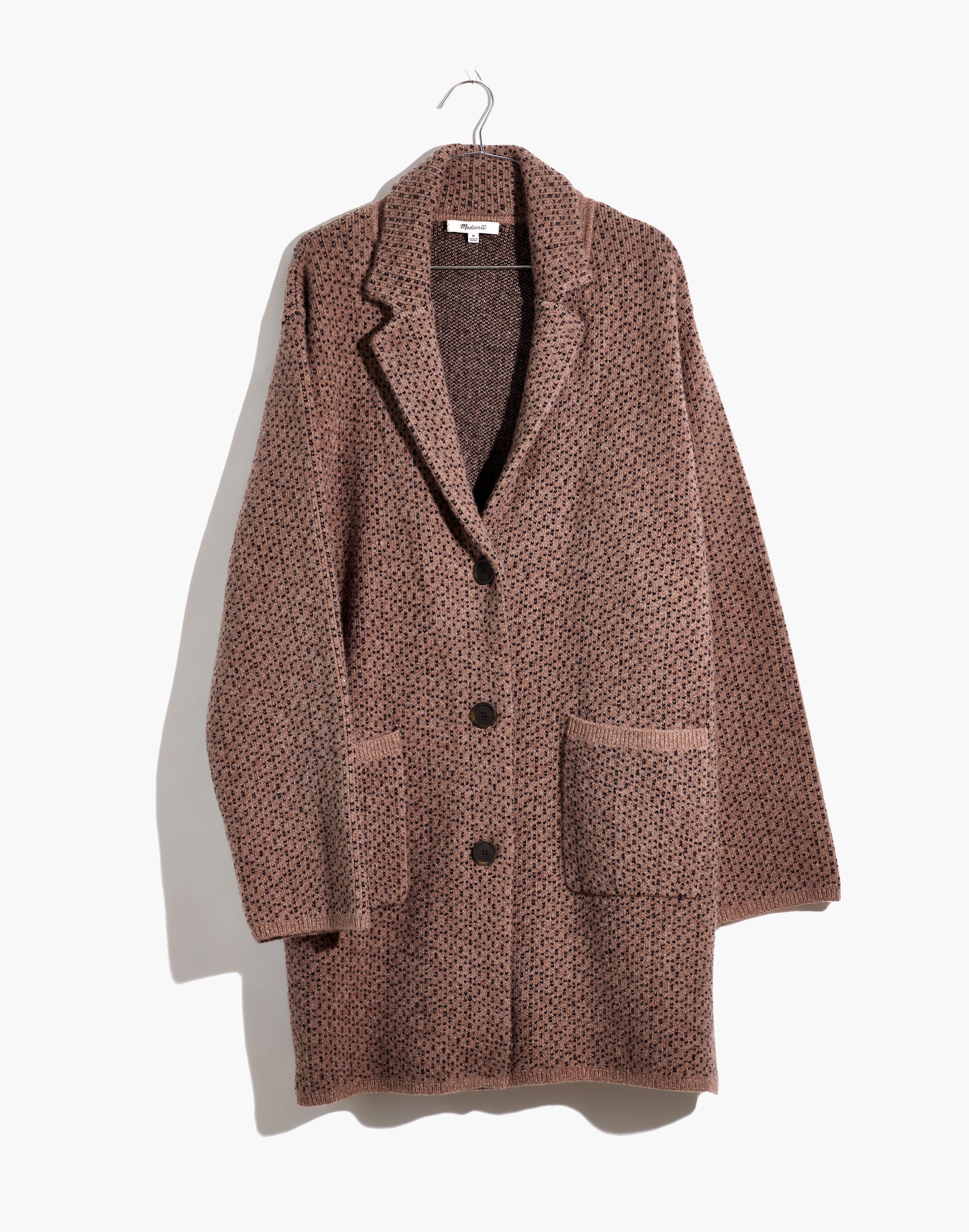 Bird's-Eye Sweater Coat in Coziest Yarn