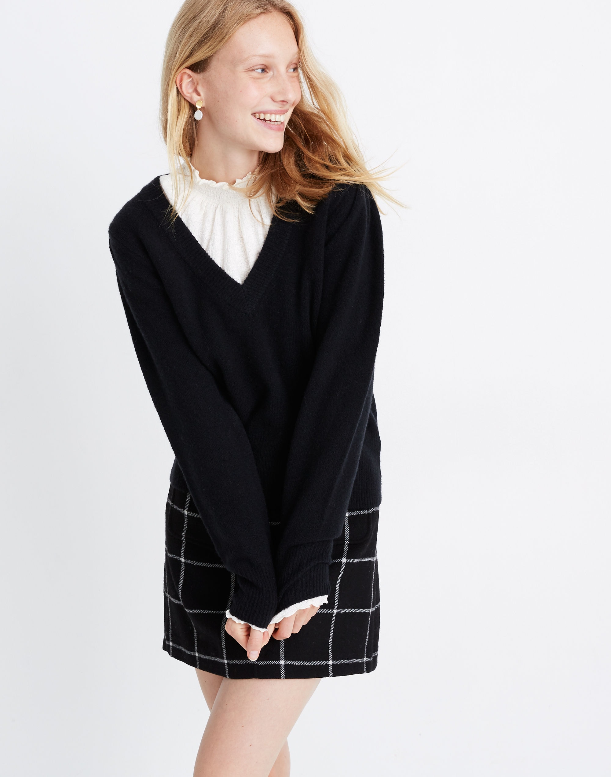 westgate v-neck sweater in coziest yarn