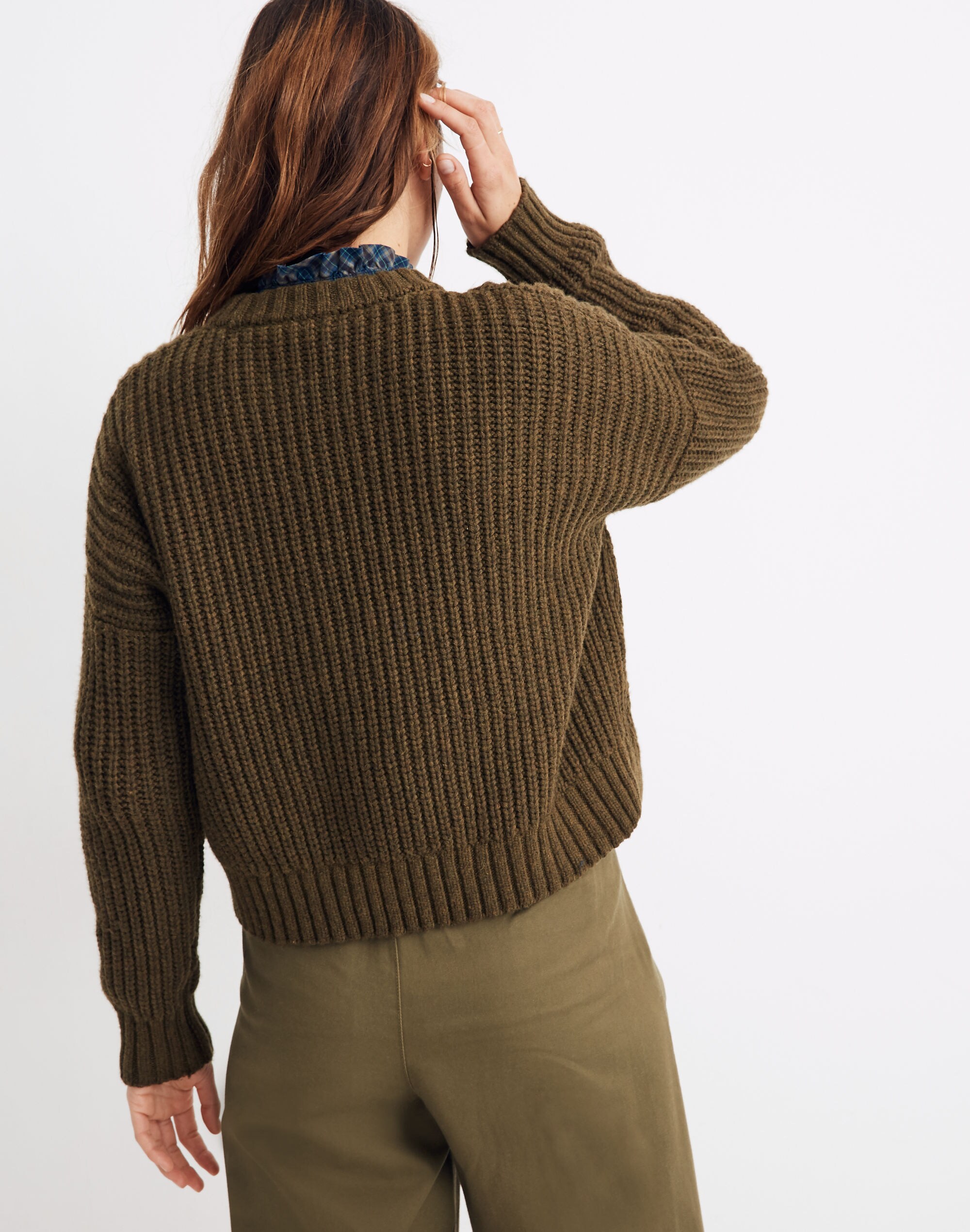 Everett Rib-Play Pullover Sweater