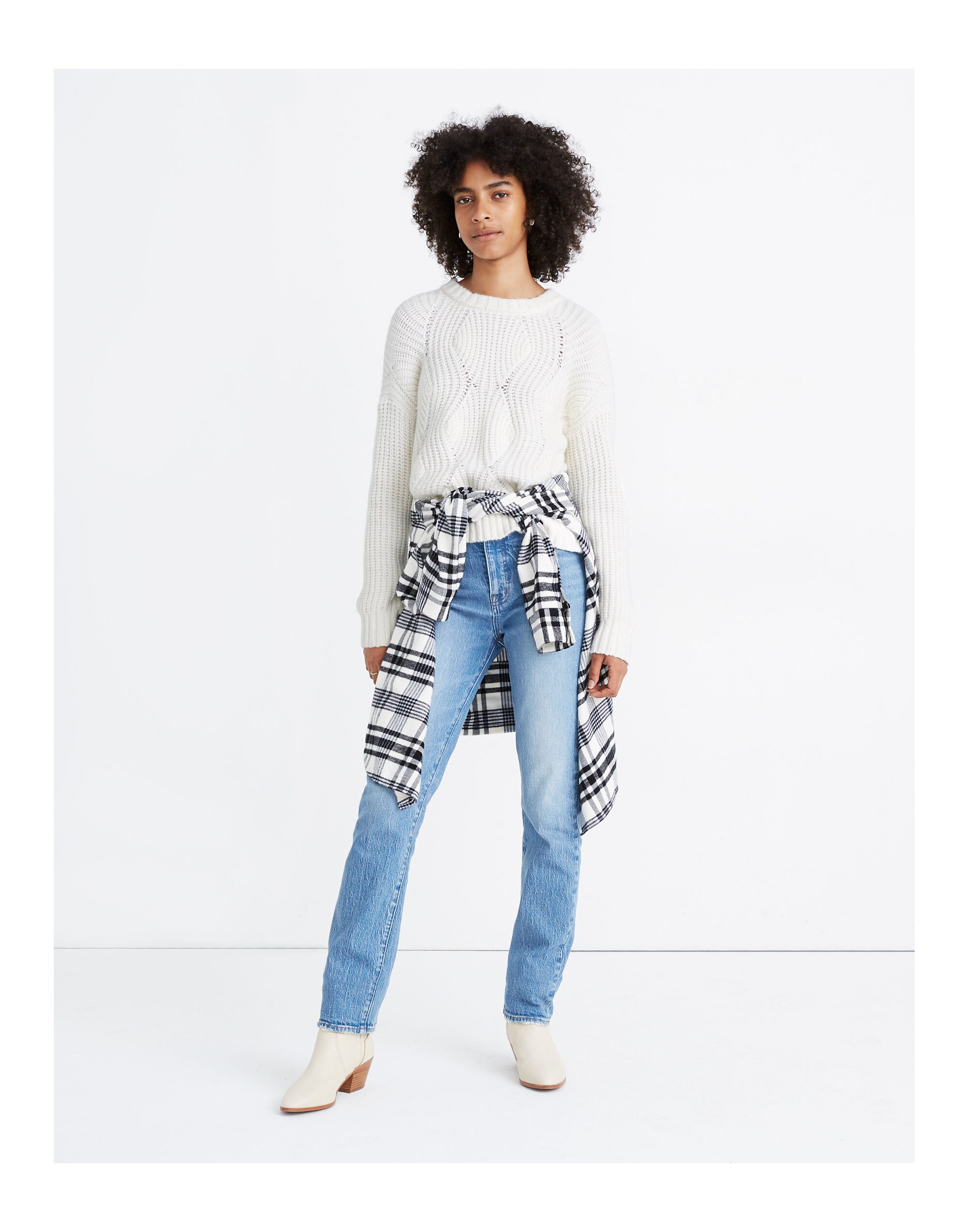 Women's Everett Rib-Play Pullover Sweater | Madewell