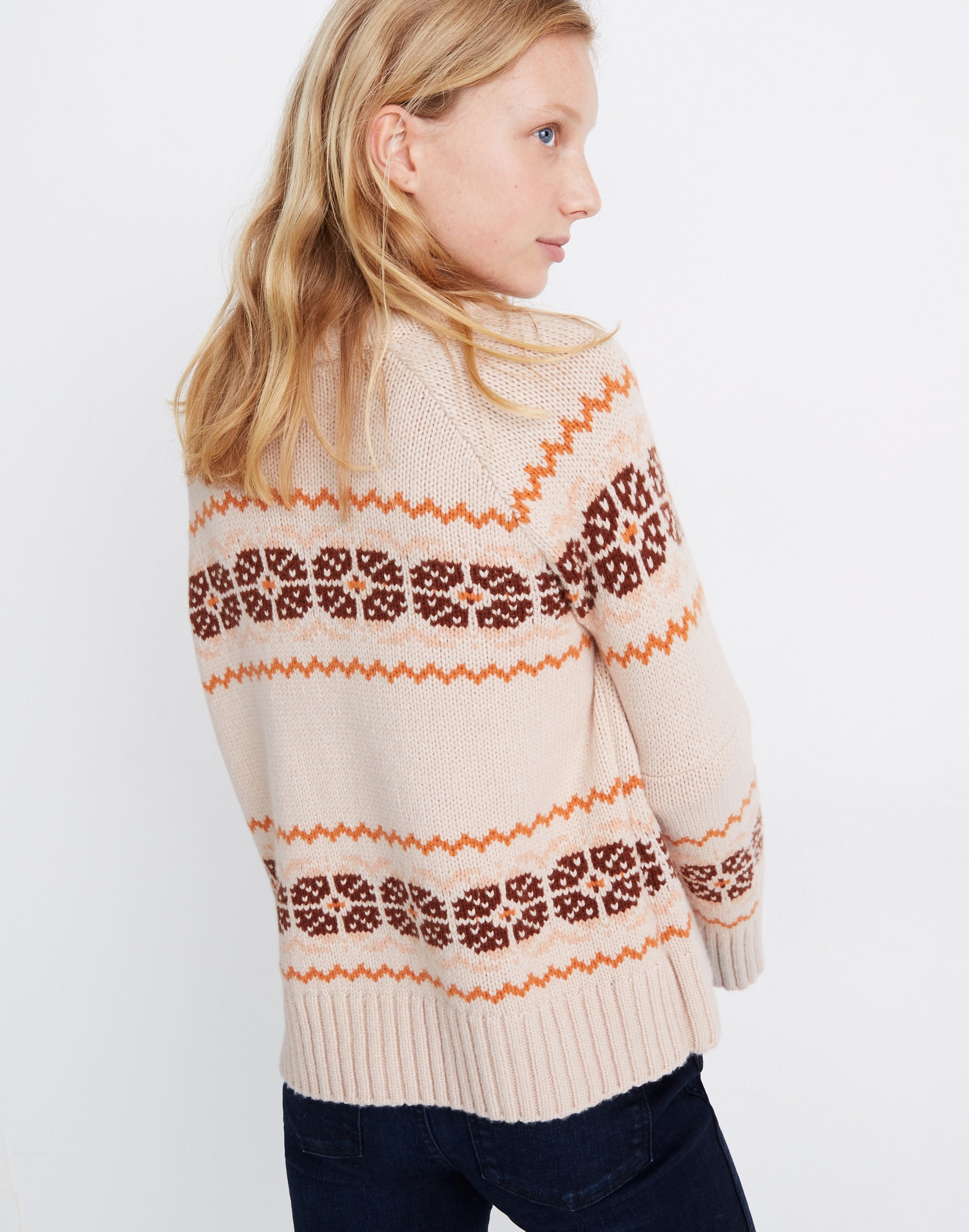 Overbrook Fair Isle Mockneck Sweater