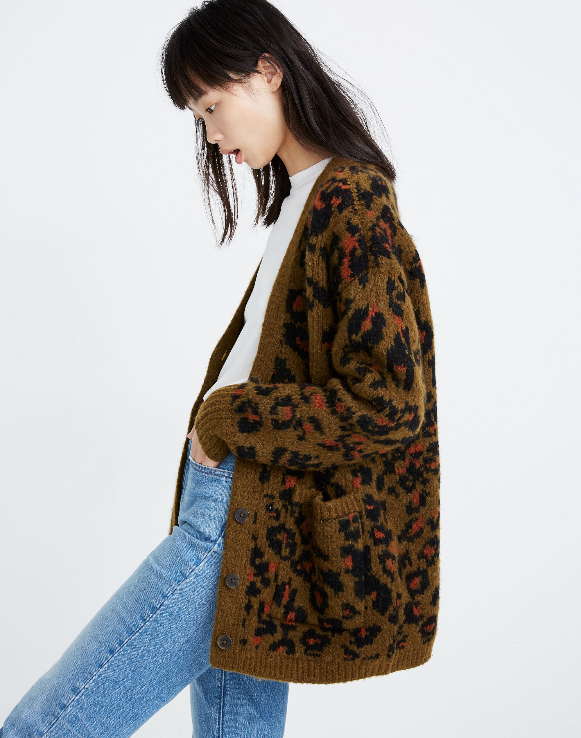 Jungle Cat Cardigan Sweater