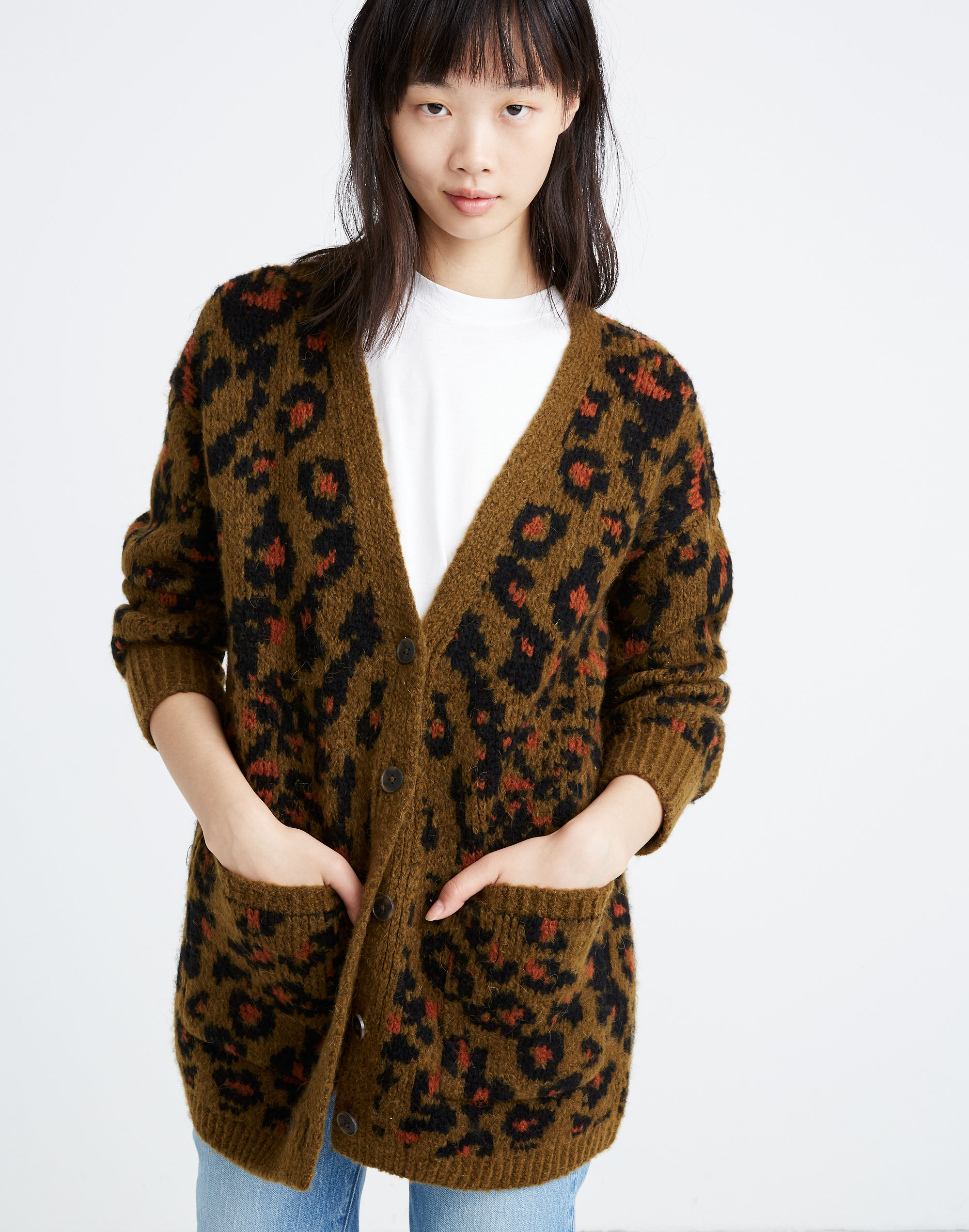 Jungle Cat Cardigan Sweater