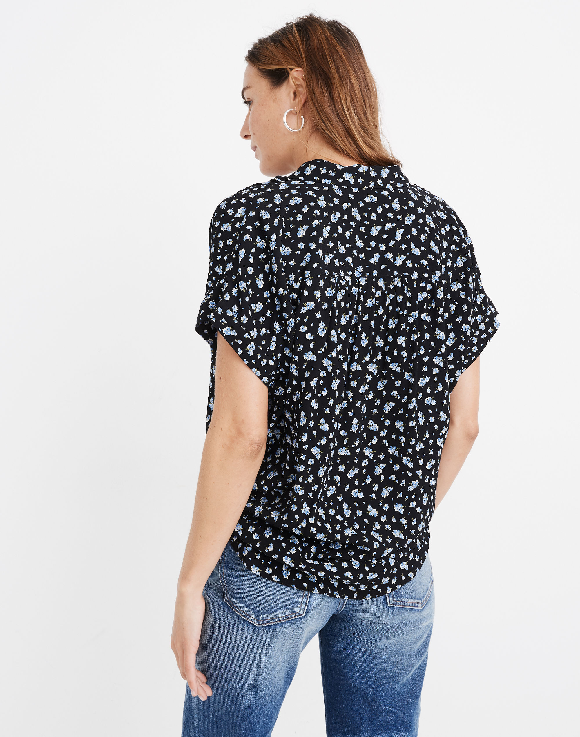 Central Drapey Shirt in Baby's Breath