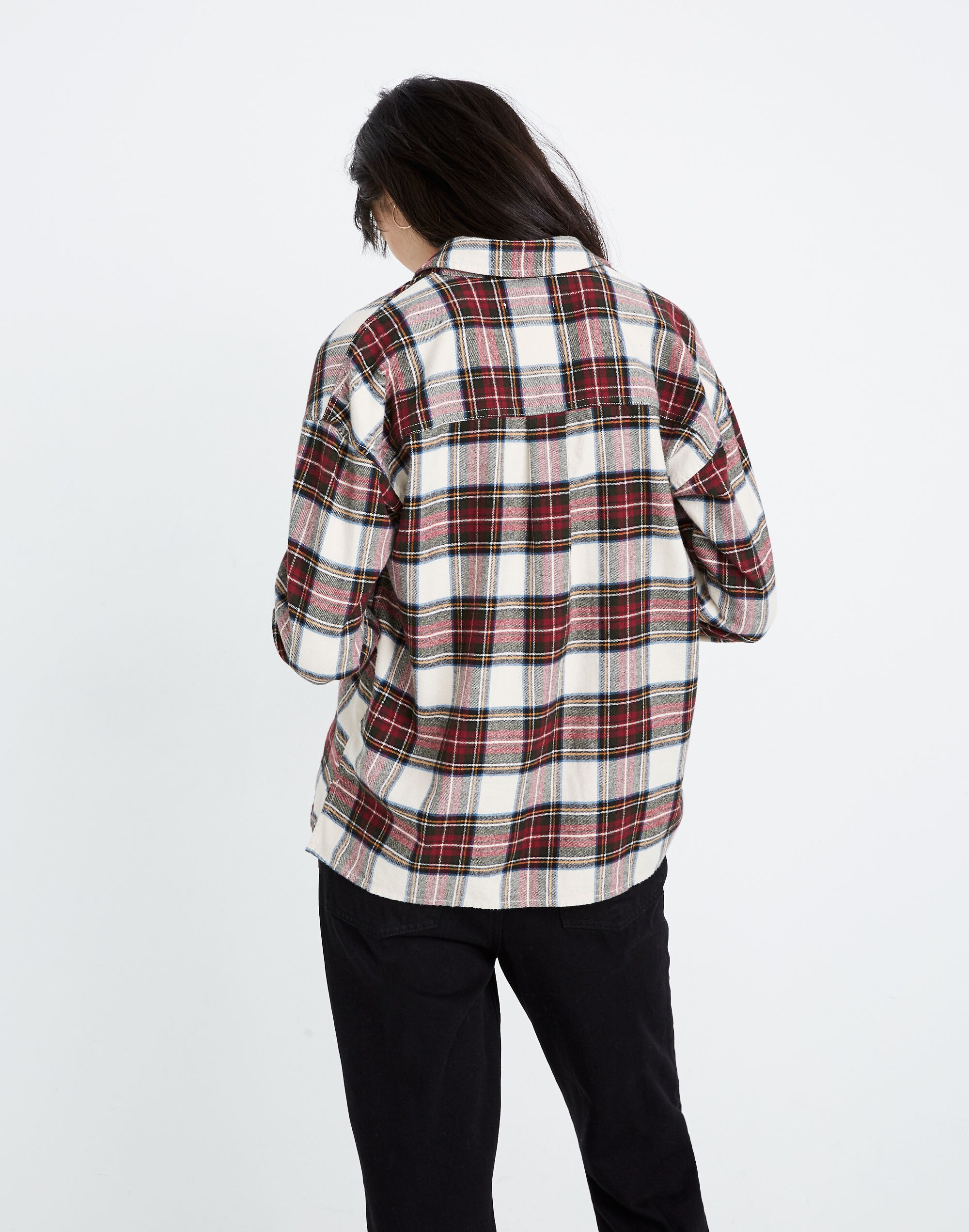 Flannel Shirt-Jacket in Tartan Plaid