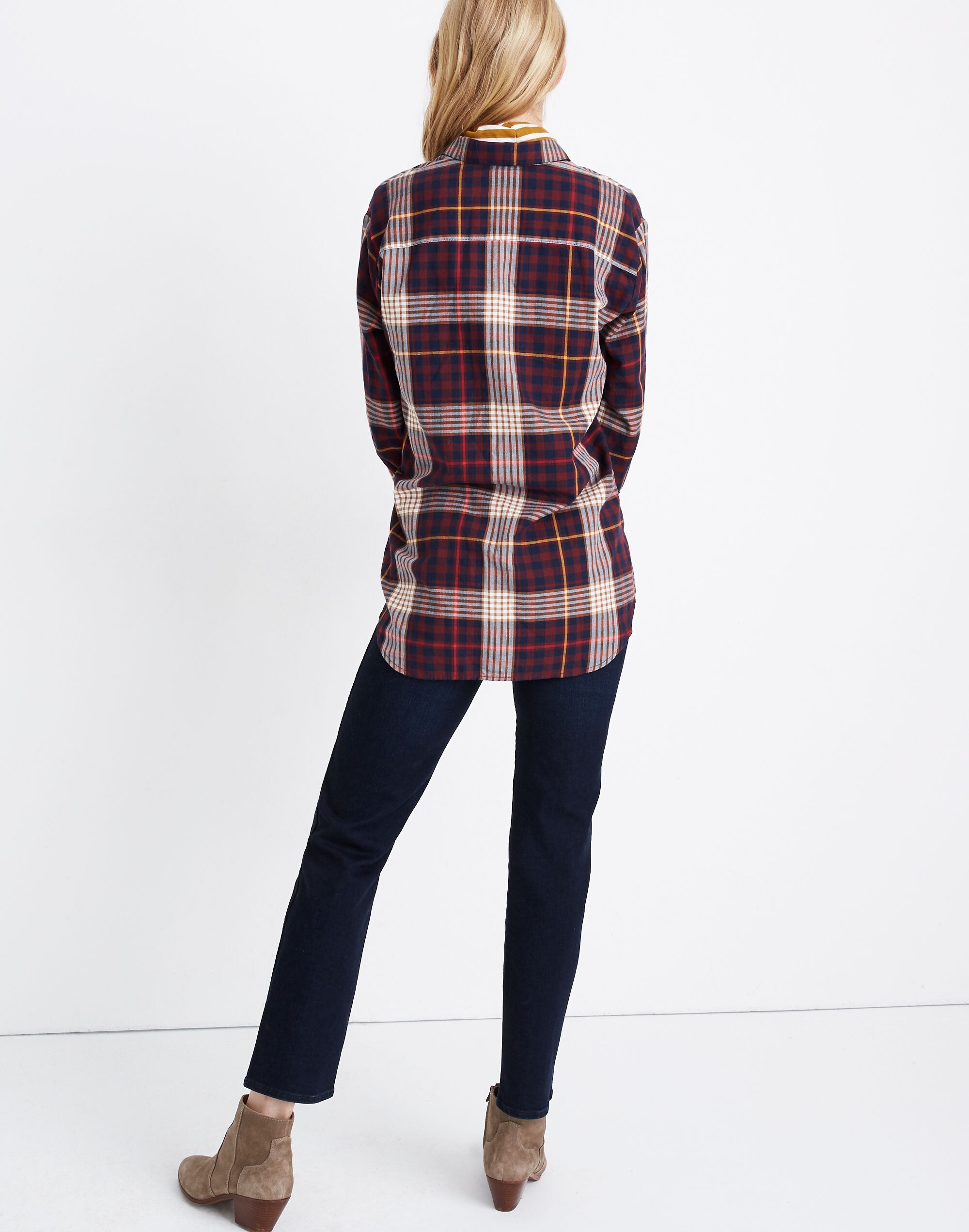 Oversized Ex-Boyfriend Shirt in Rylan Plaid
