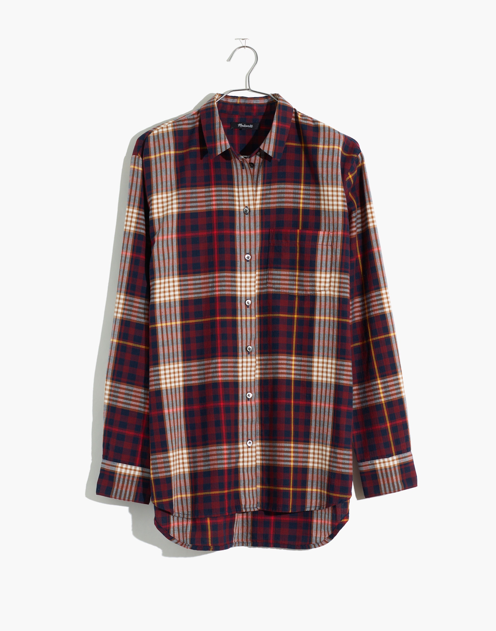 Oversized Ex-Boyfriend Shirt in Rylan Plaid