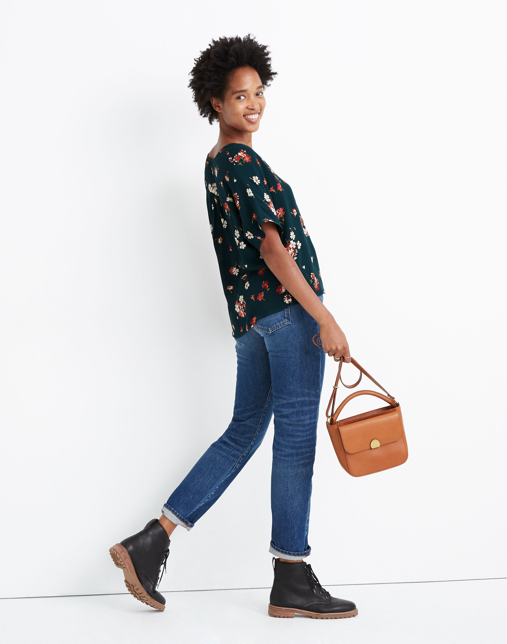 Rhyme Top in Spruce Blooms