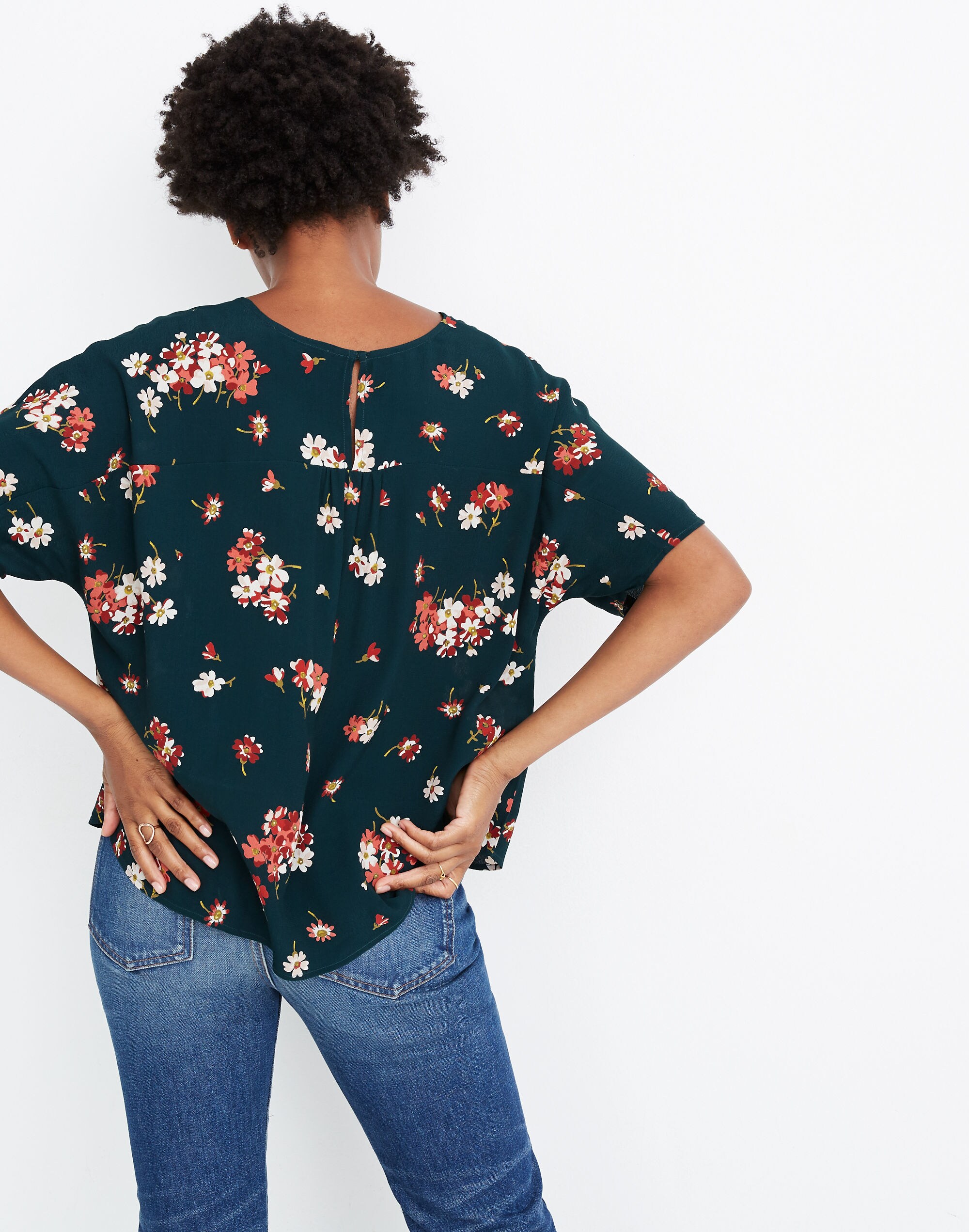 Rhyme Top in Spruce Blooms