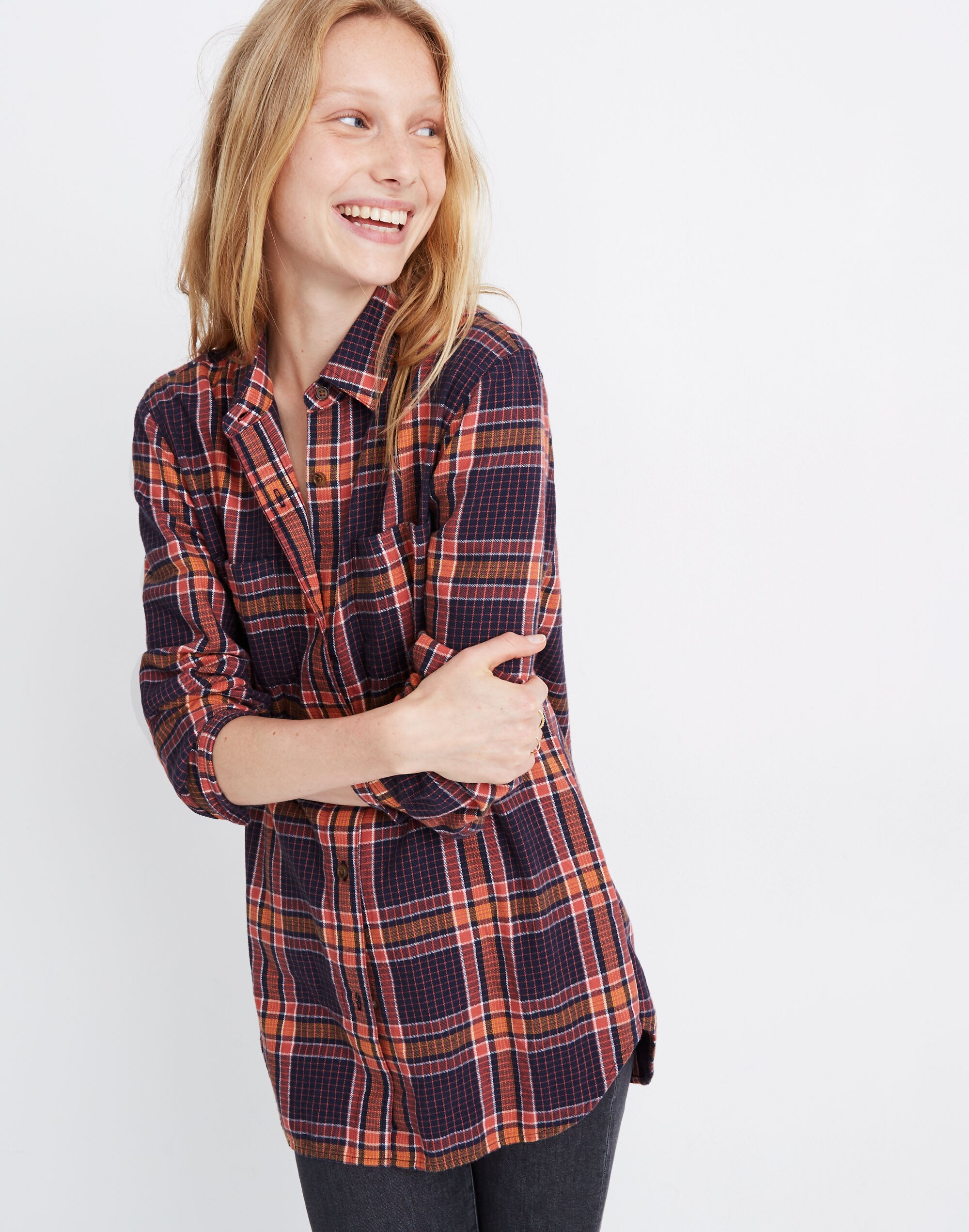 Flannel Classic Ex-Boyfriend Shirt in Edith Plaid