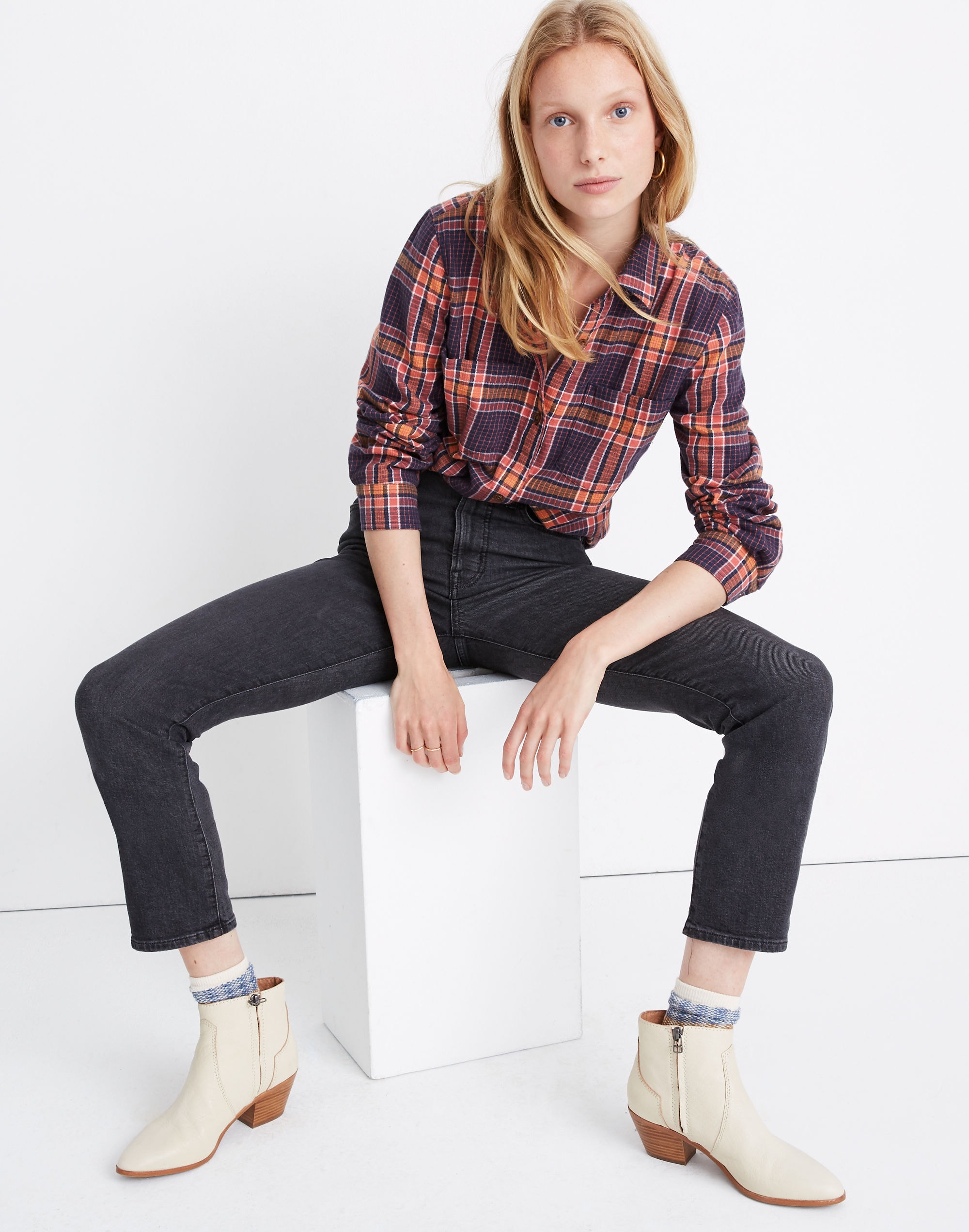 Flannel Classic Ex-Boyfriend Shirt in Edith Plaid