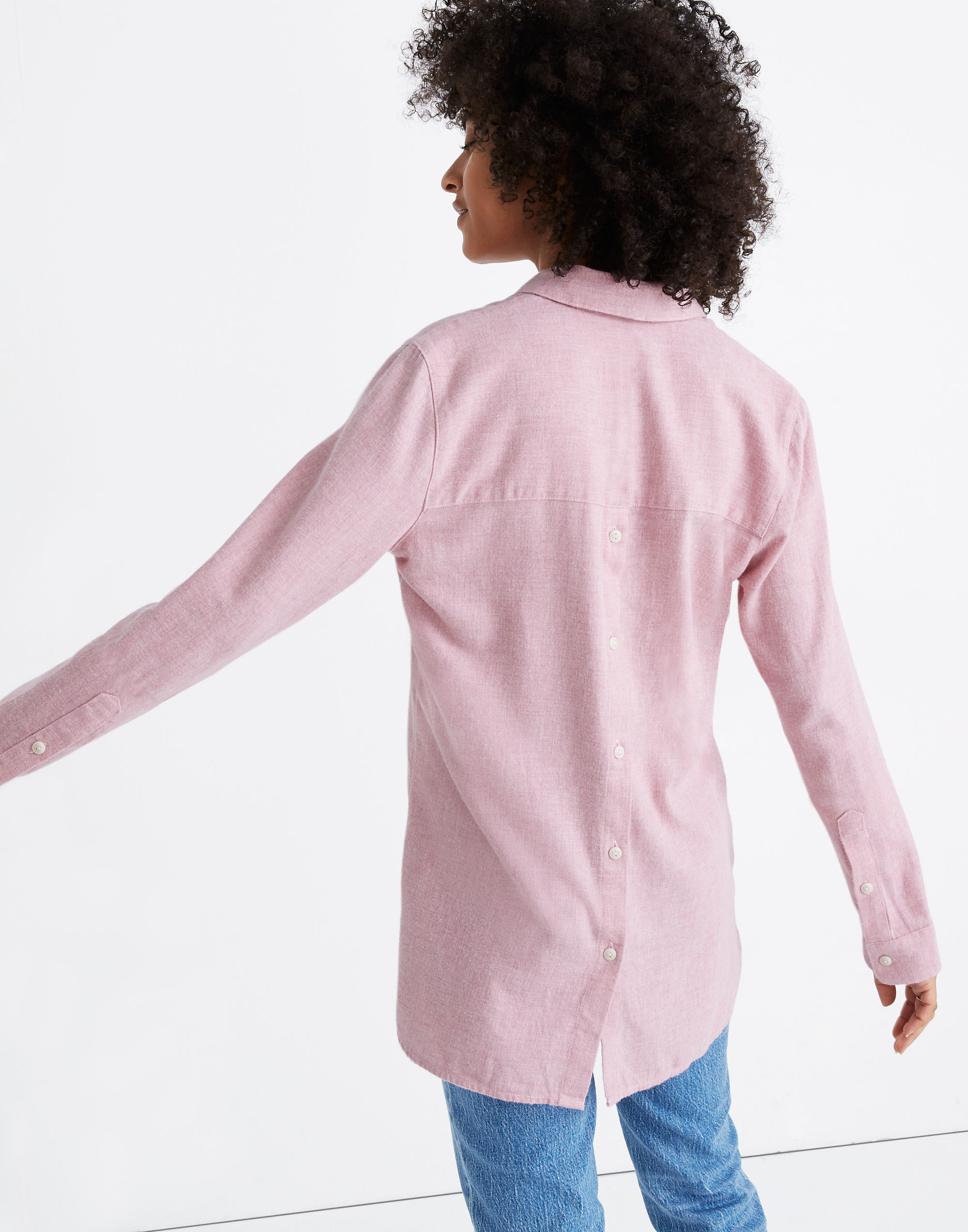 Flannel Classic Ex-Boyfriend Button-Back Shirt