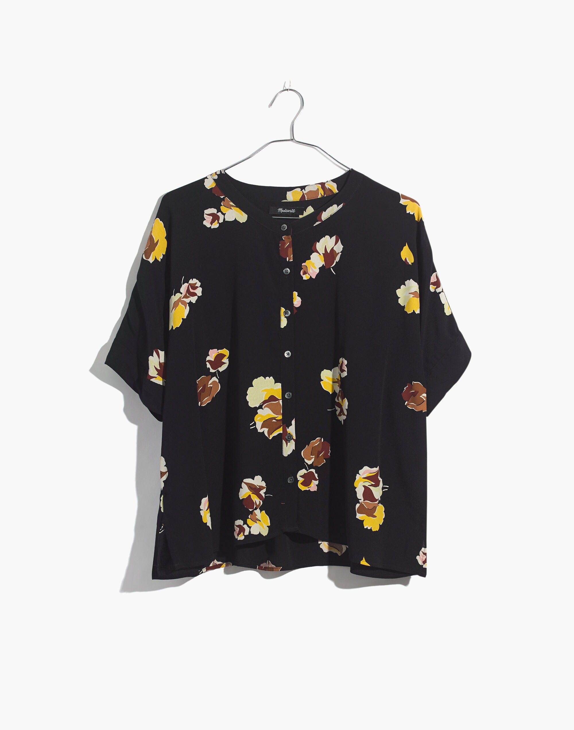 Getaway Oversized Button-Down Shirt in Gallery Floral