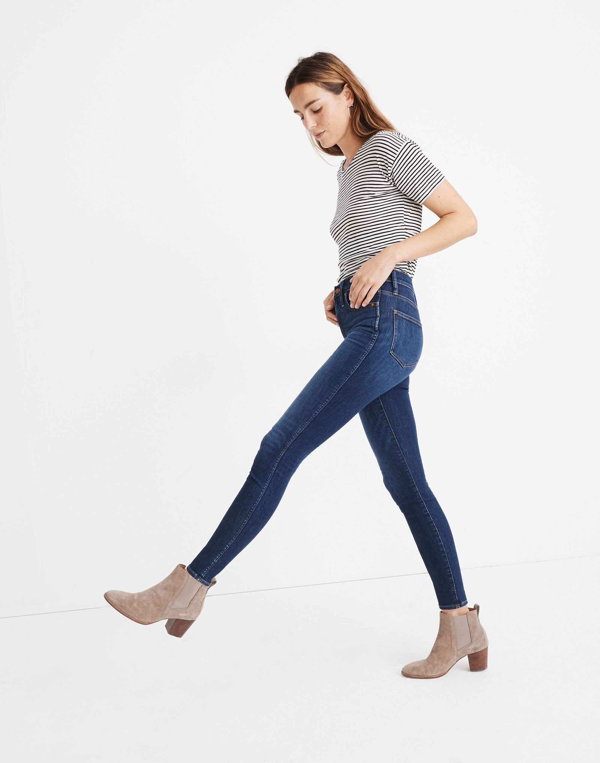 Tall 10" High-Rise Skinny Jeans: Insuluxe Denim Edition