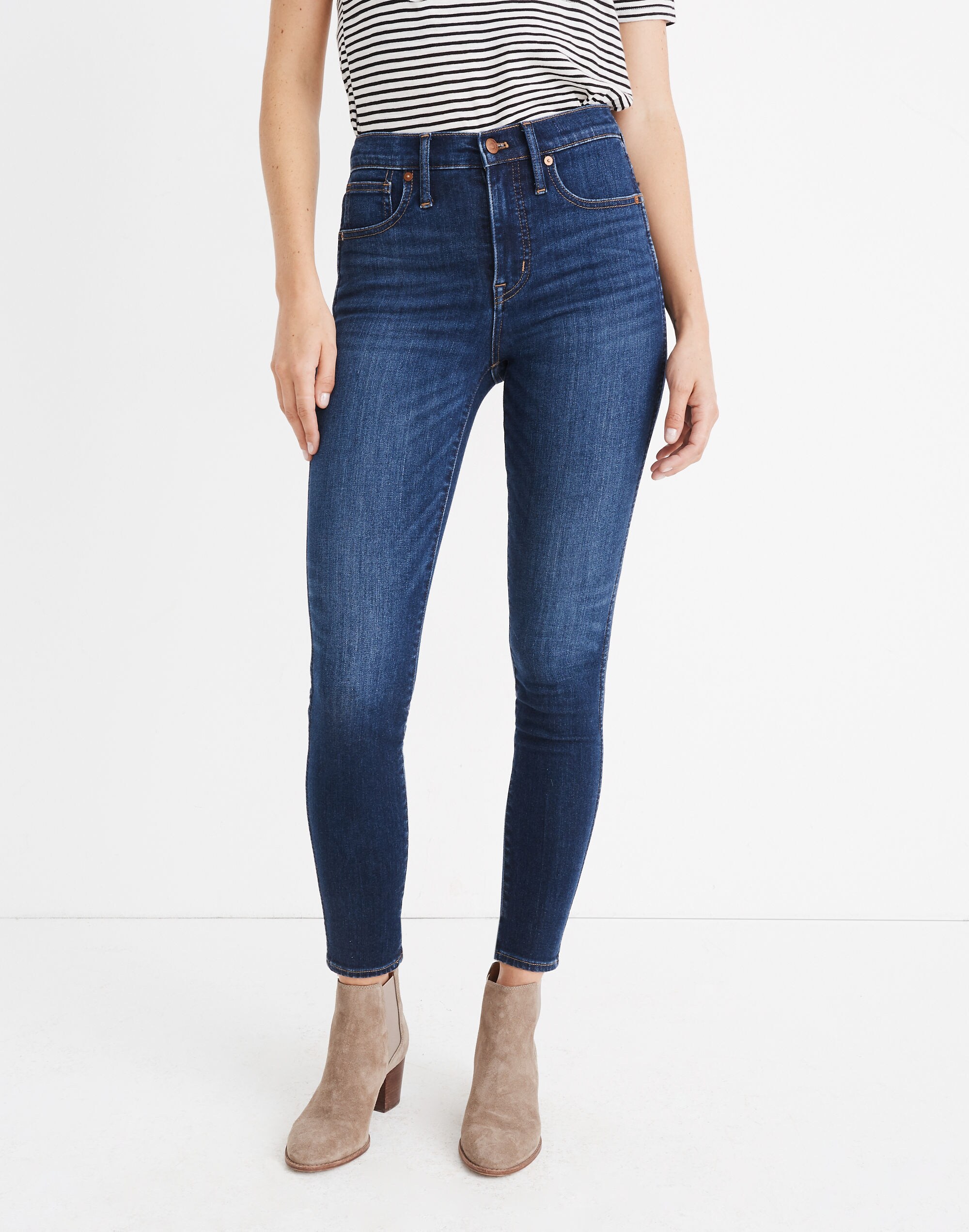 Tall 10" High-Rise Skinny Jeans: Insuluxe Denim Edition