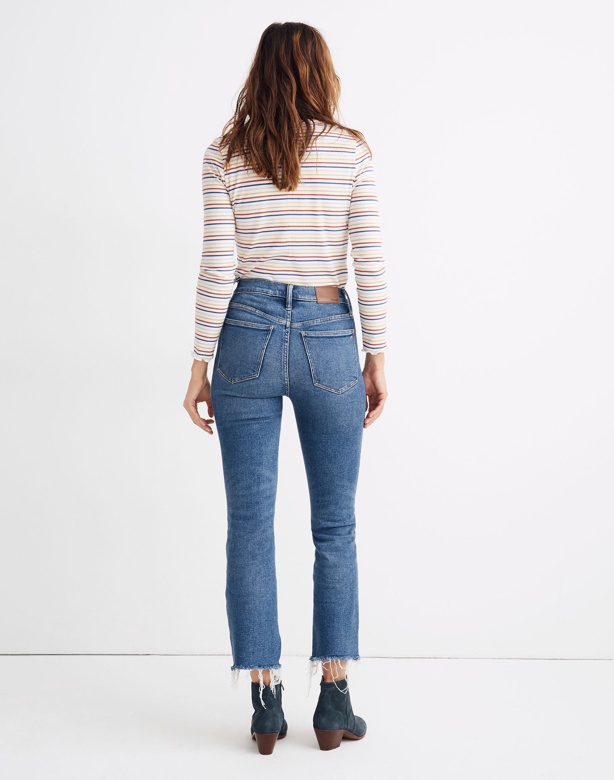 Cali Demi-Boot Jeans in Fleetwood Wash