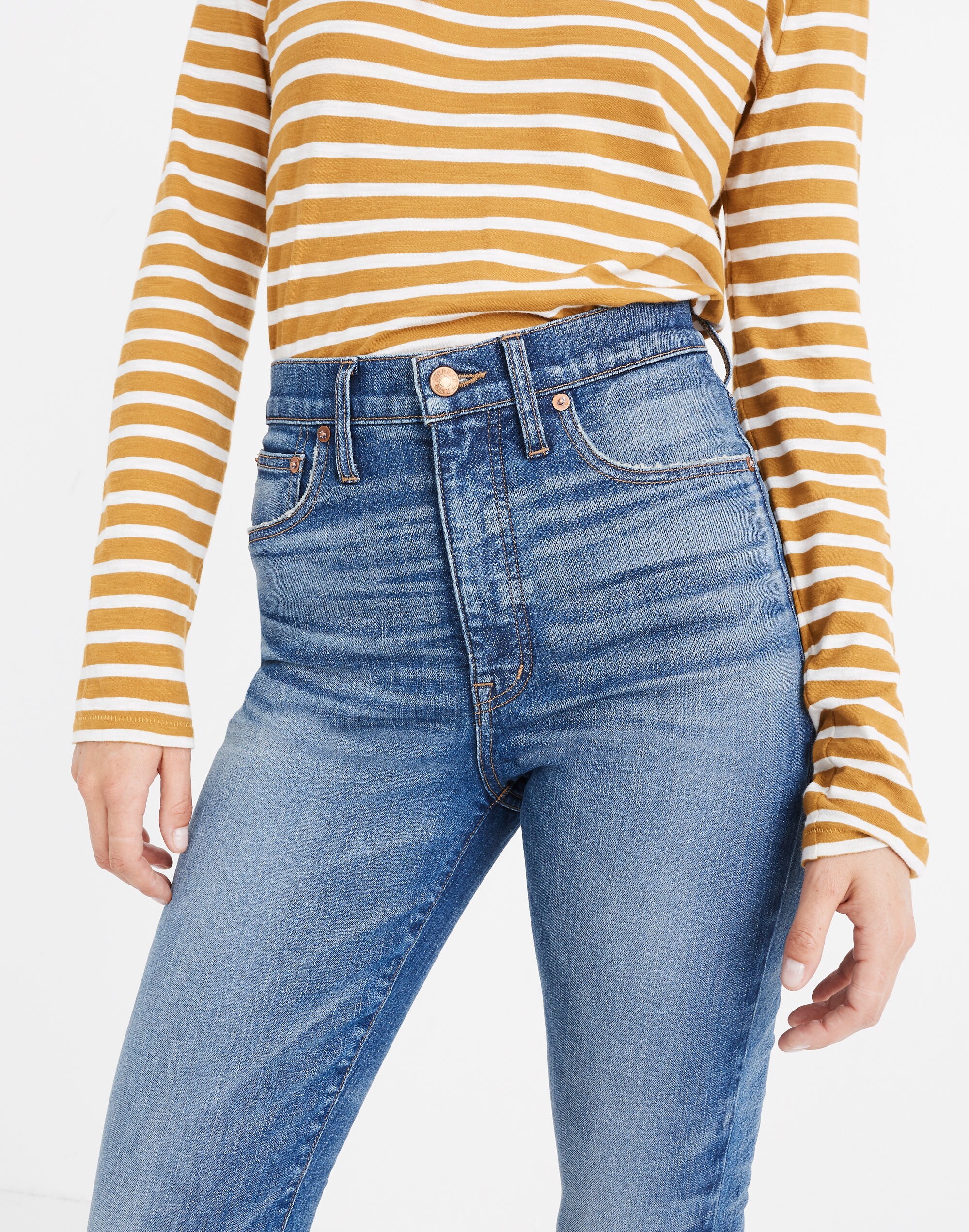 Rivet &amp; Thread Perfect Vintage Crop Jeans in Clarkdale Wash
