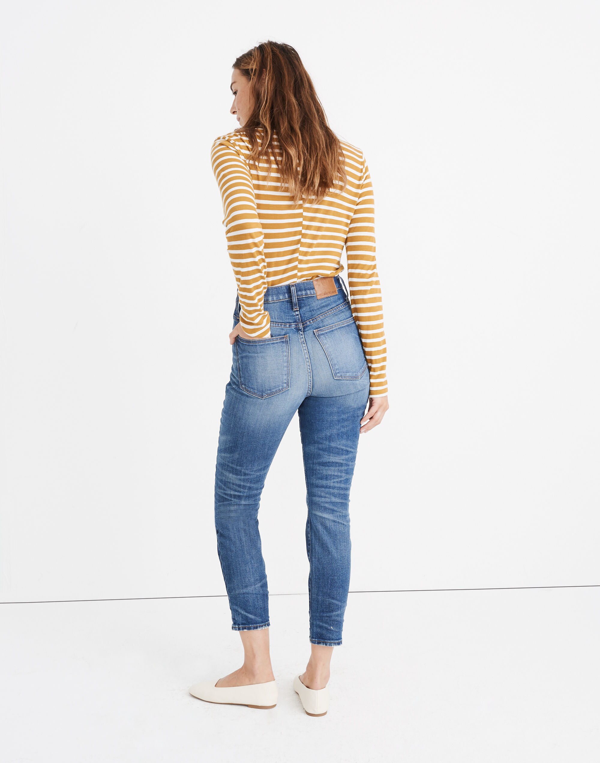 Rivet &amp; Thread Perfect Vintage Crop Jeans in Clarkdale Wash
