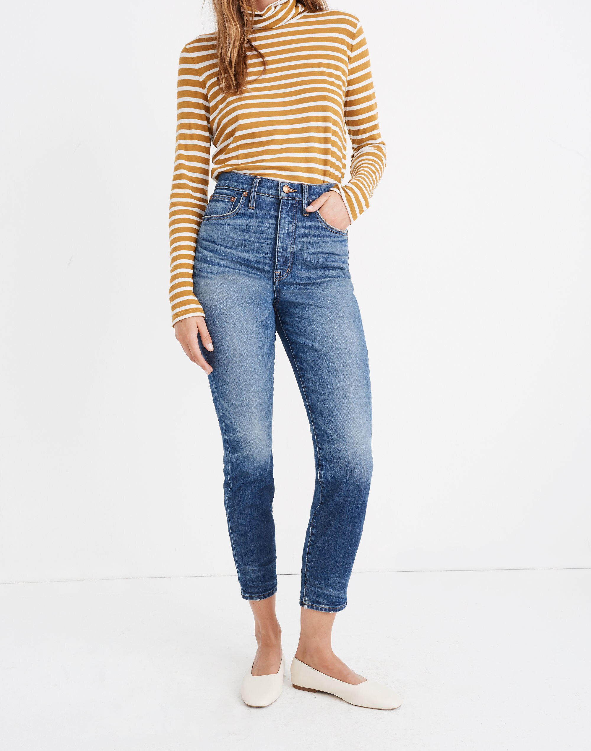 Rivet &amp; Thread Perfect Vintage Crop Jeans in Clarkdale Wash