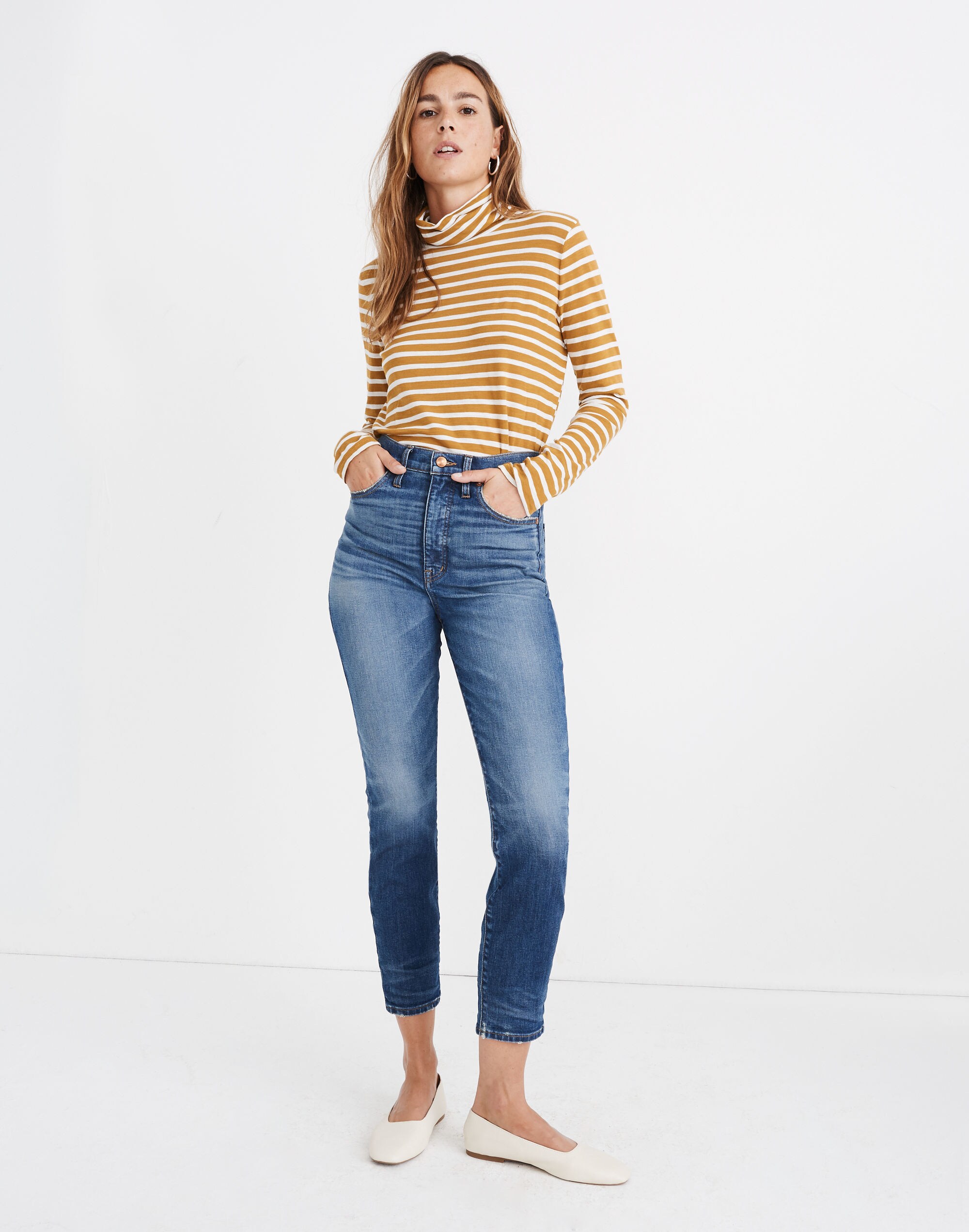 Rivet &amp; Thread Perfect Vintage Crop Jeans in Clarkdale Wash