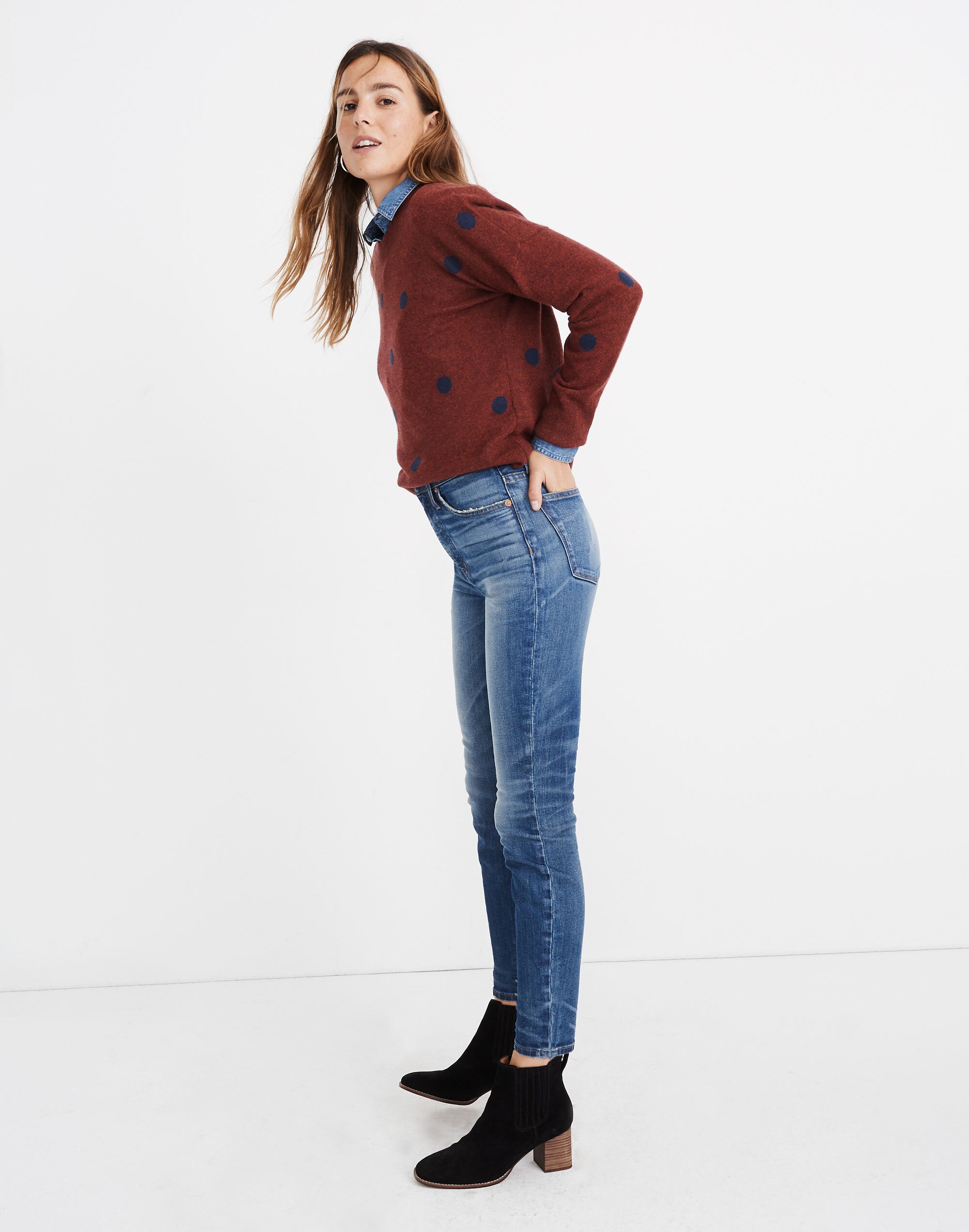 Rivet &amp; Thread 11" High-Rise Skinny Jeans
