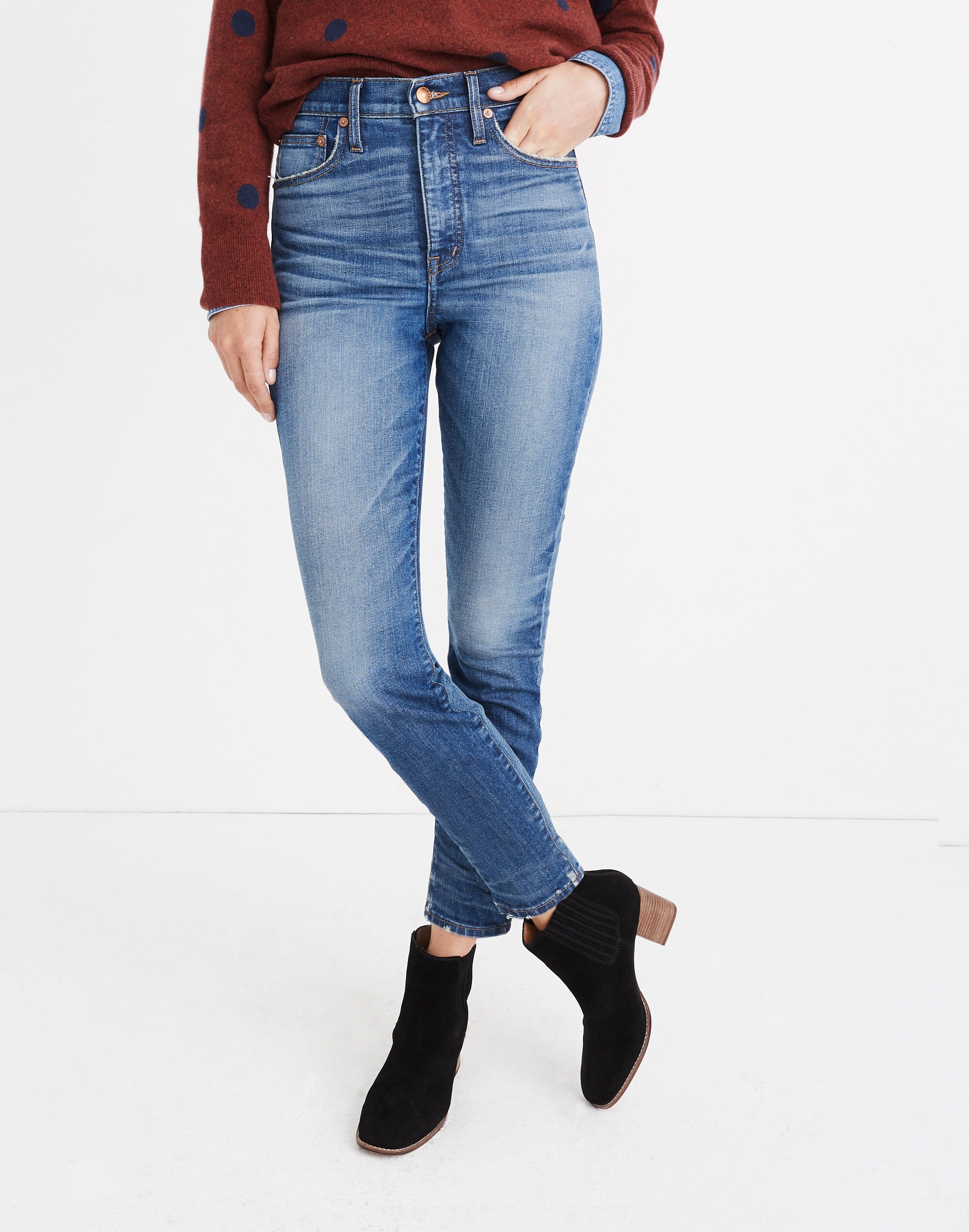 Rivet &amp; Thread 11" High-Rise Skinny Jeans