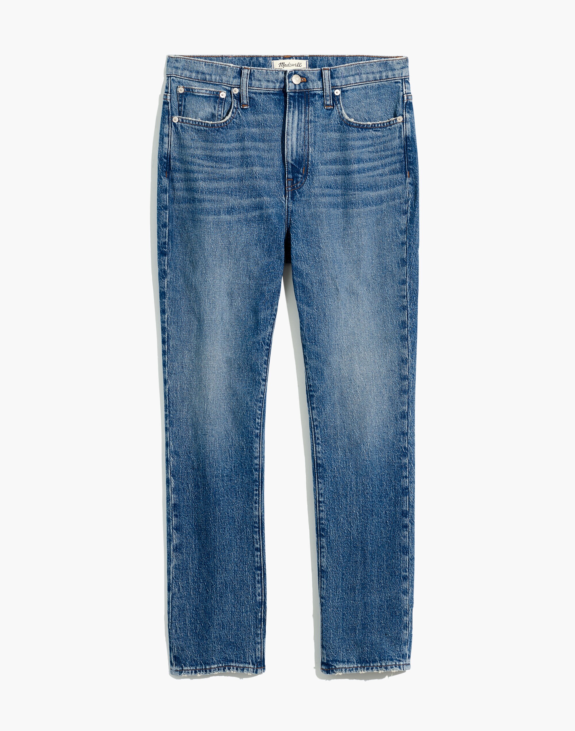The High-Rise Slim Boyjean in Lavern Wash