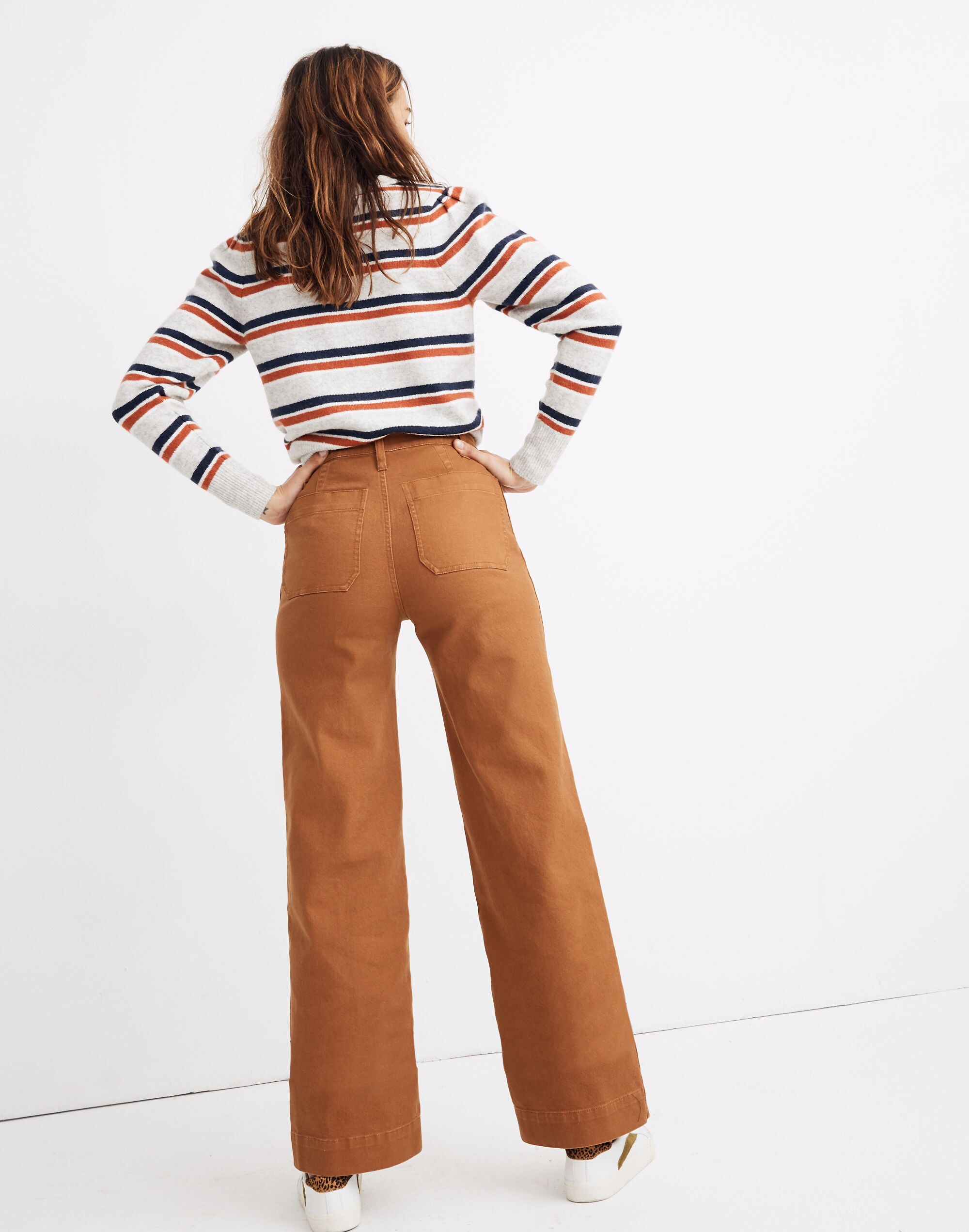 Slim Emmett Wide-Leg Pants