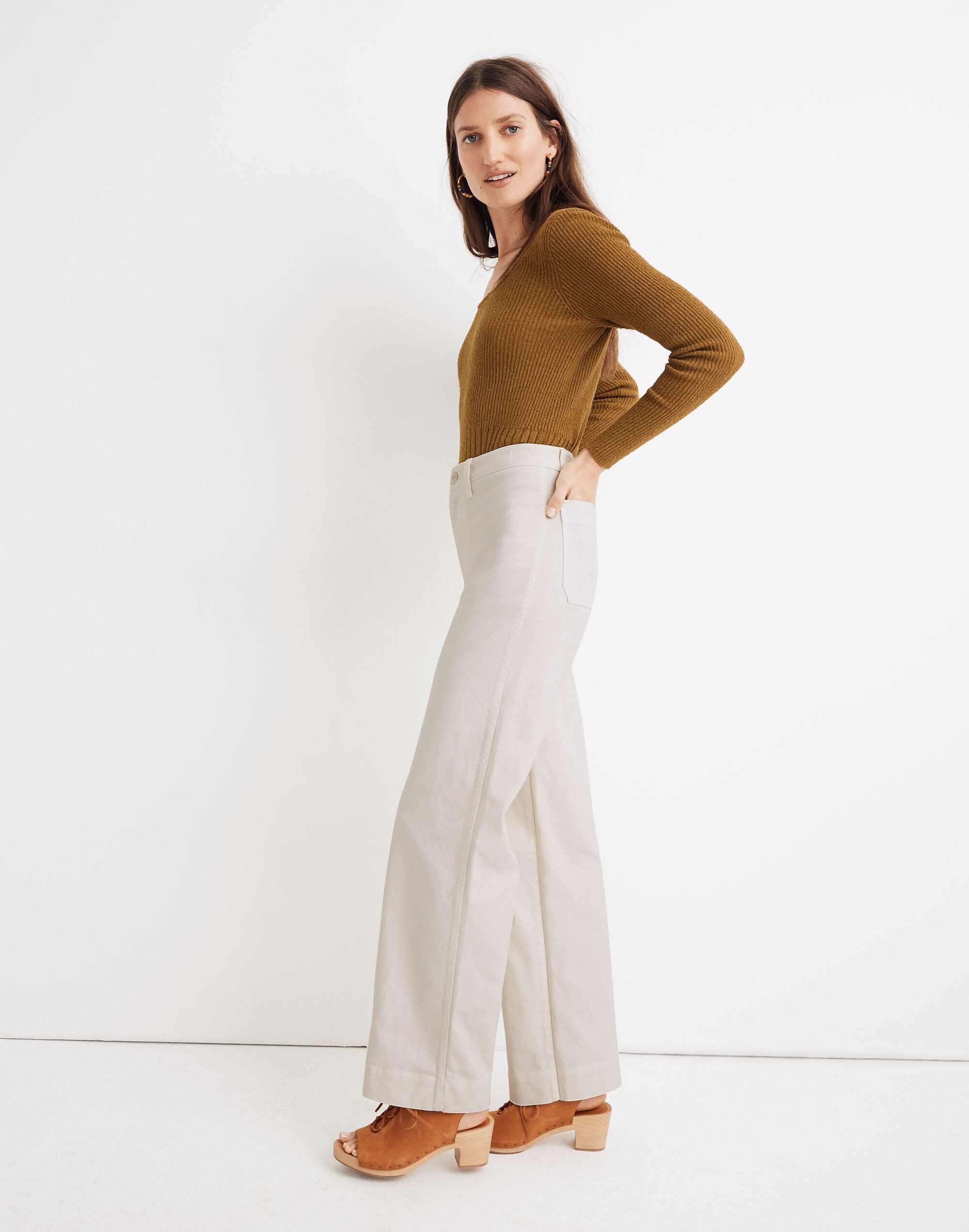 Slim Emmett Wide-Leg Pants