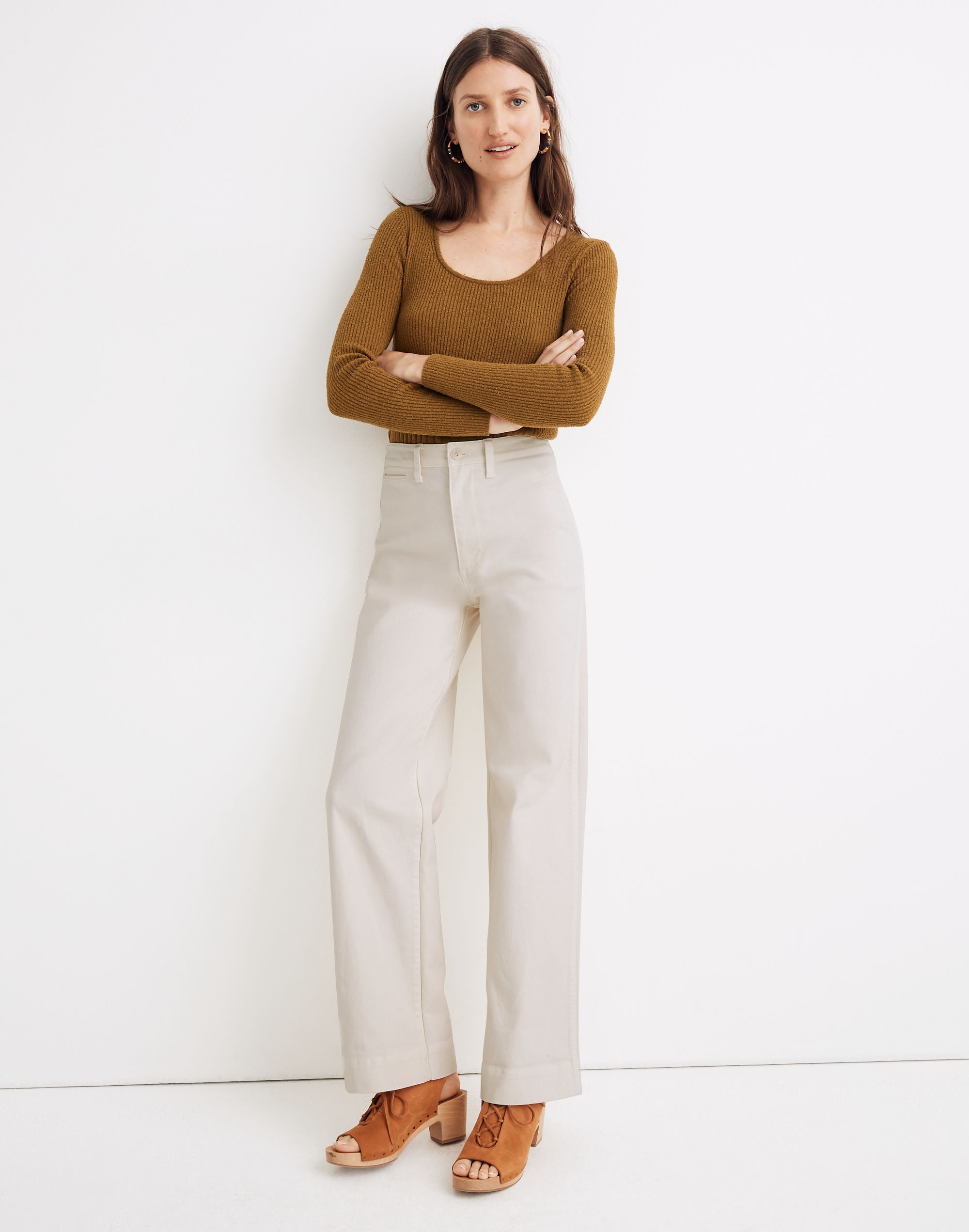 Slim Emmett Wide-Leg Pants