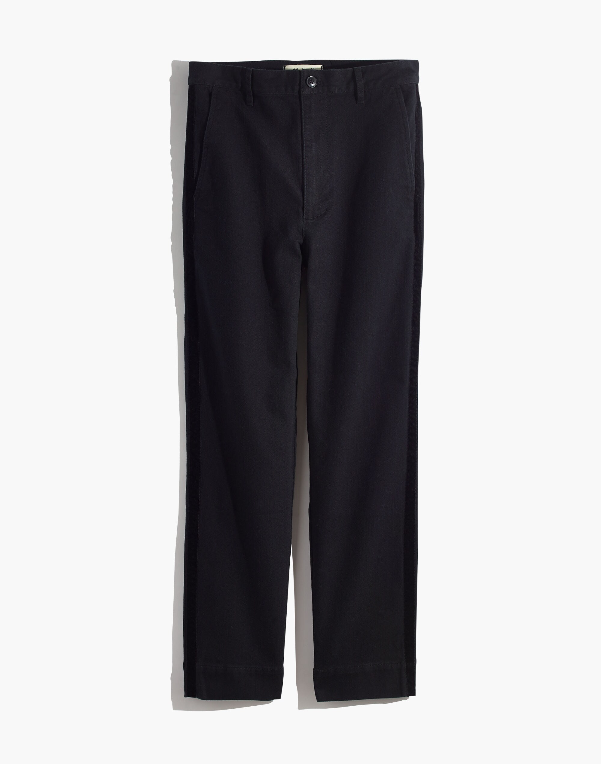 Tapered Pants: Velvet Tuxedo Stripe Edition