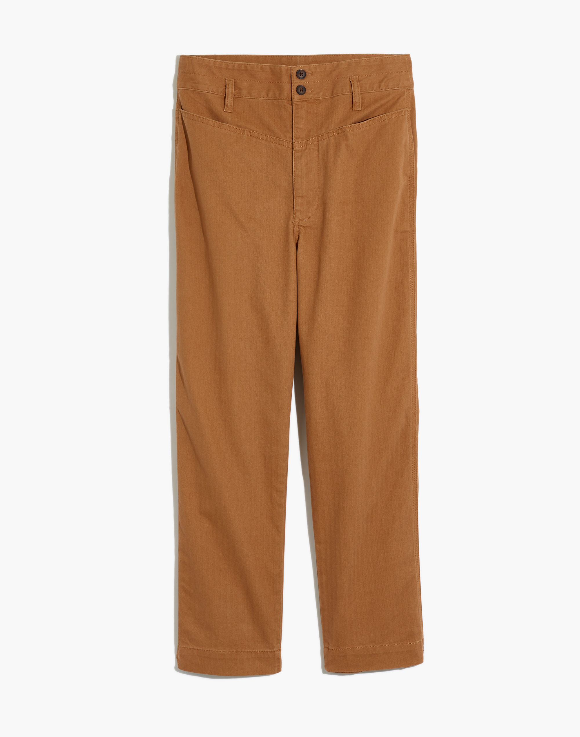Tapered Pants: Pieced Yoke Edition