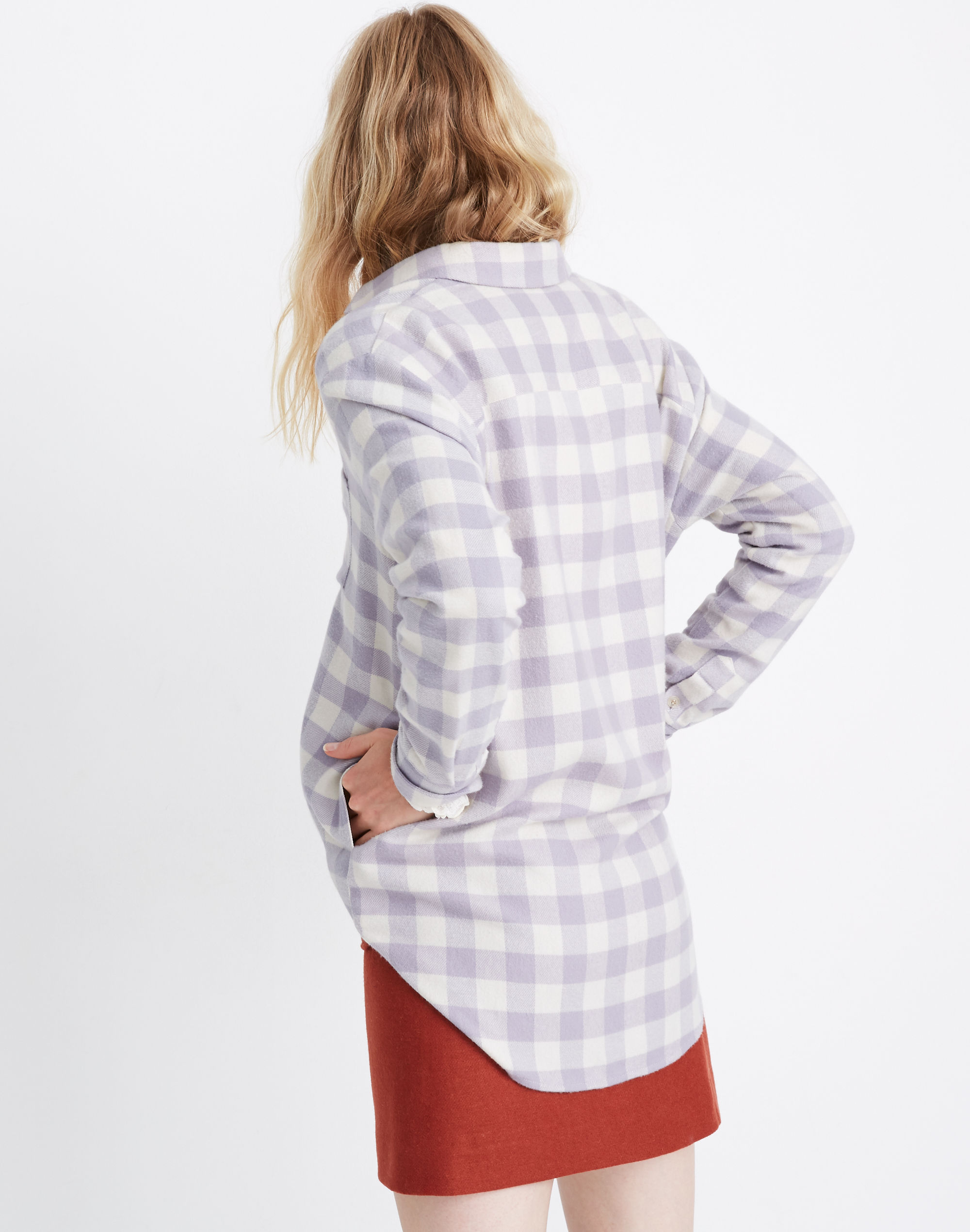 Flannel Sunday Shirt in Latton Plaid