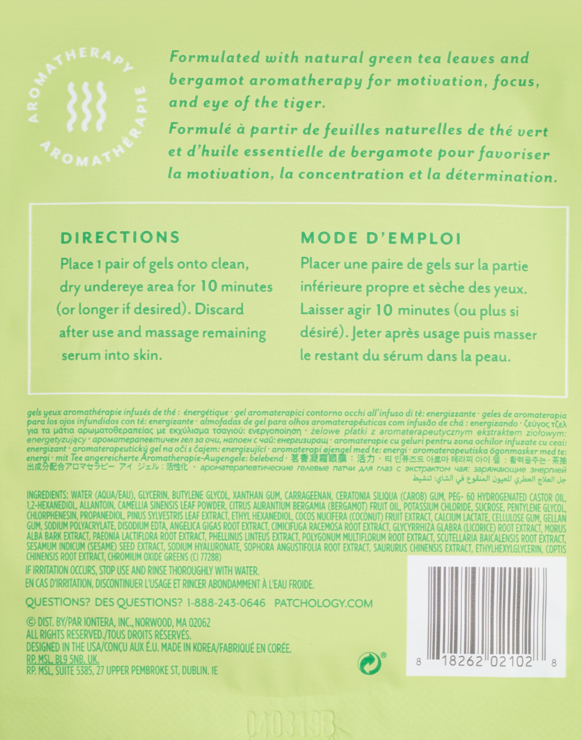 Patchology&reg; moodmask&trade; Perk Up Energizing Eye Gel Patch
