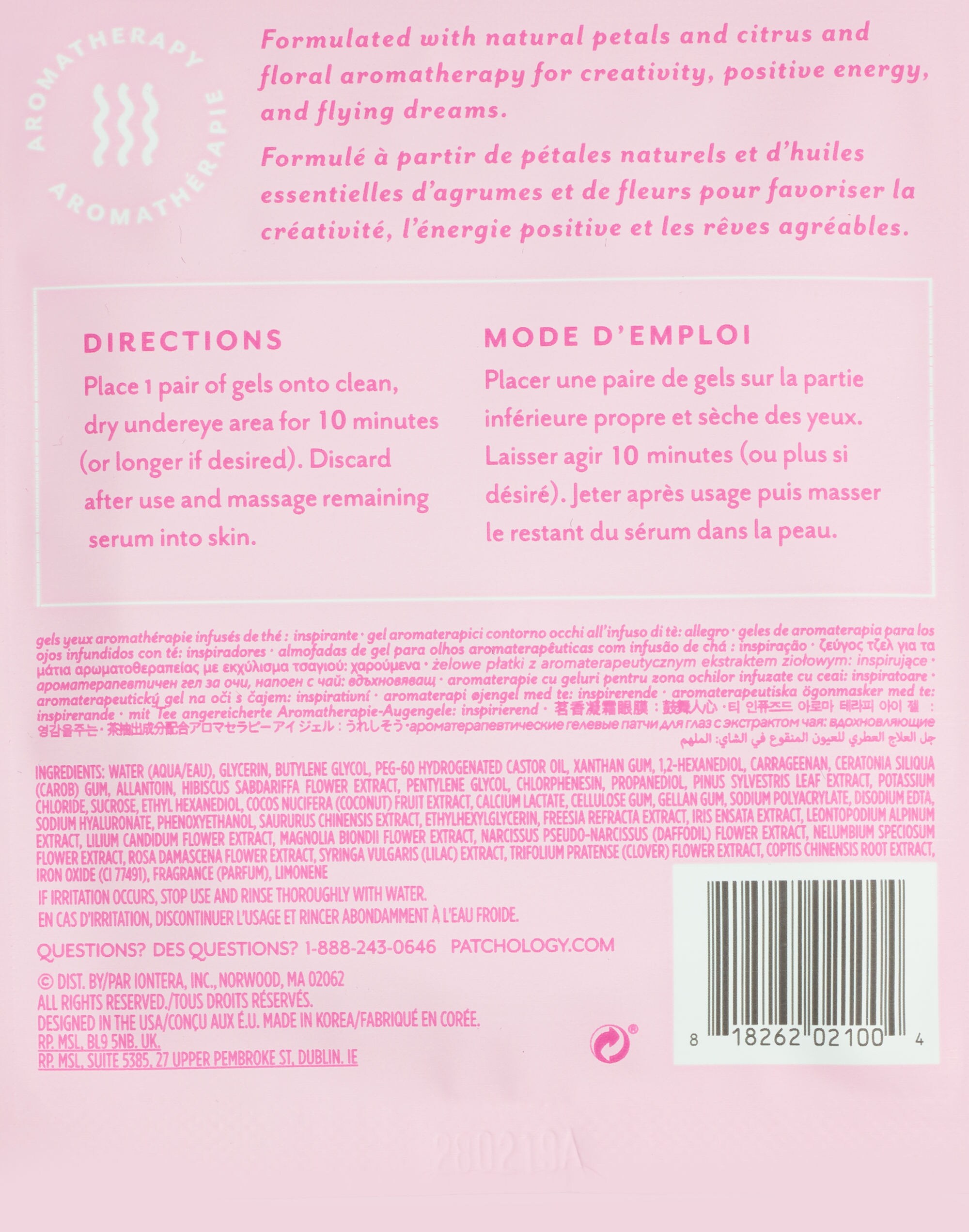 Patchology&reg; moodmask&trade; Happy Place Eye Gel Patch