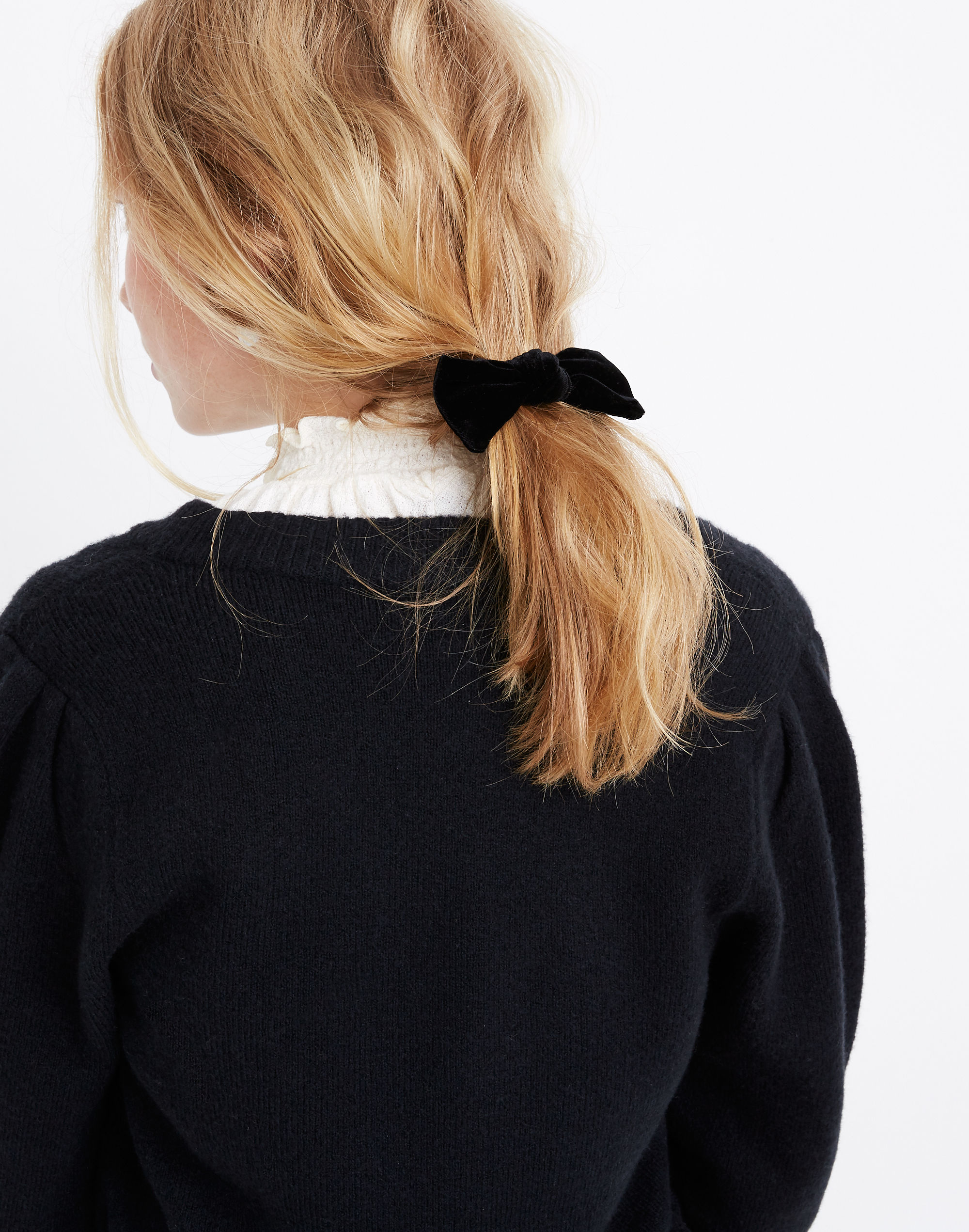 Velvet Bow Barrette