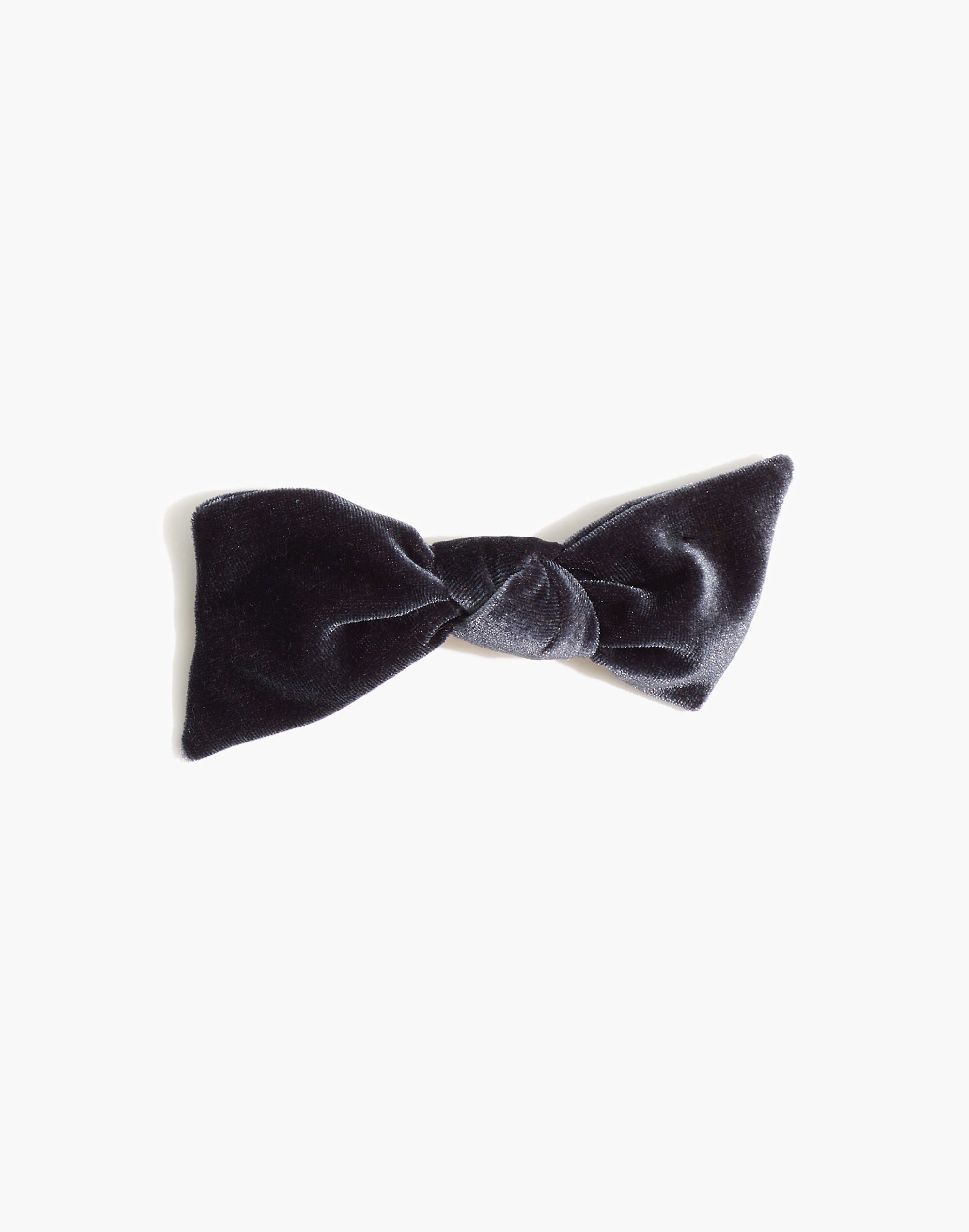 Velvet Bow Barrette