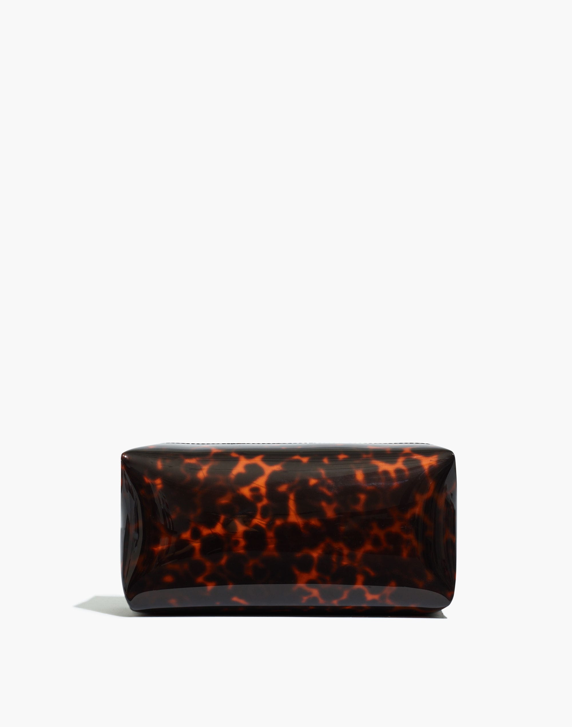 tortoiseshell crystalline travel bag